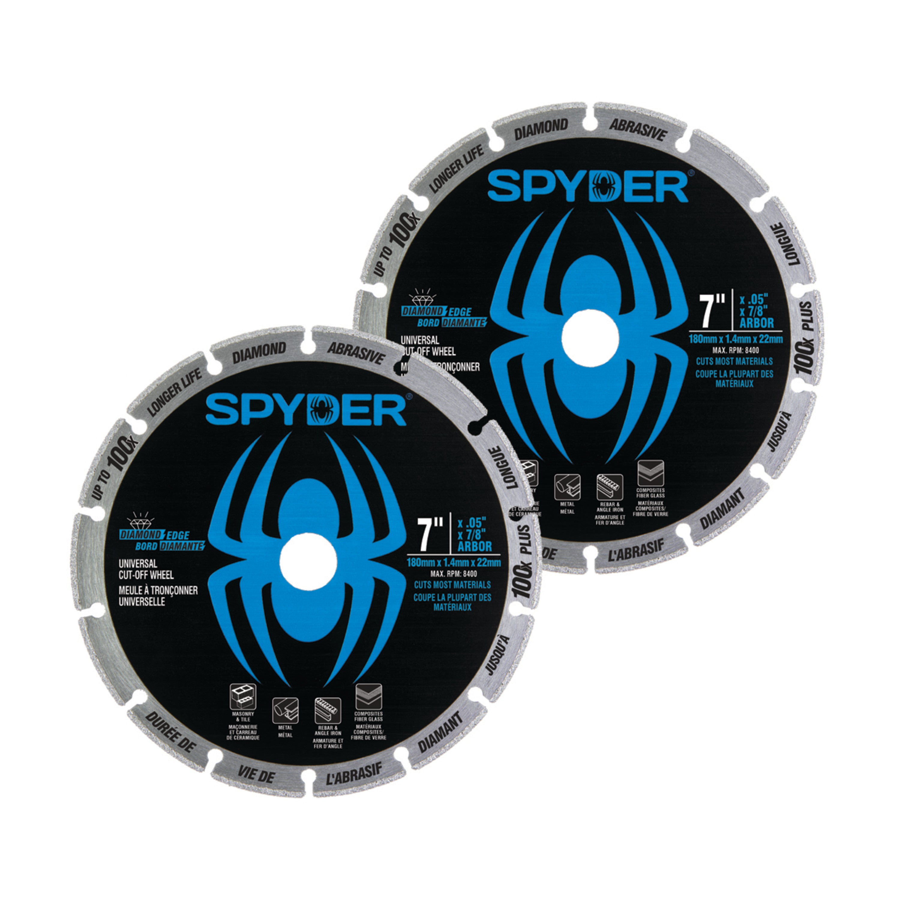 7" Cut-Off Wheel (2-Pack) Diamond Bite™