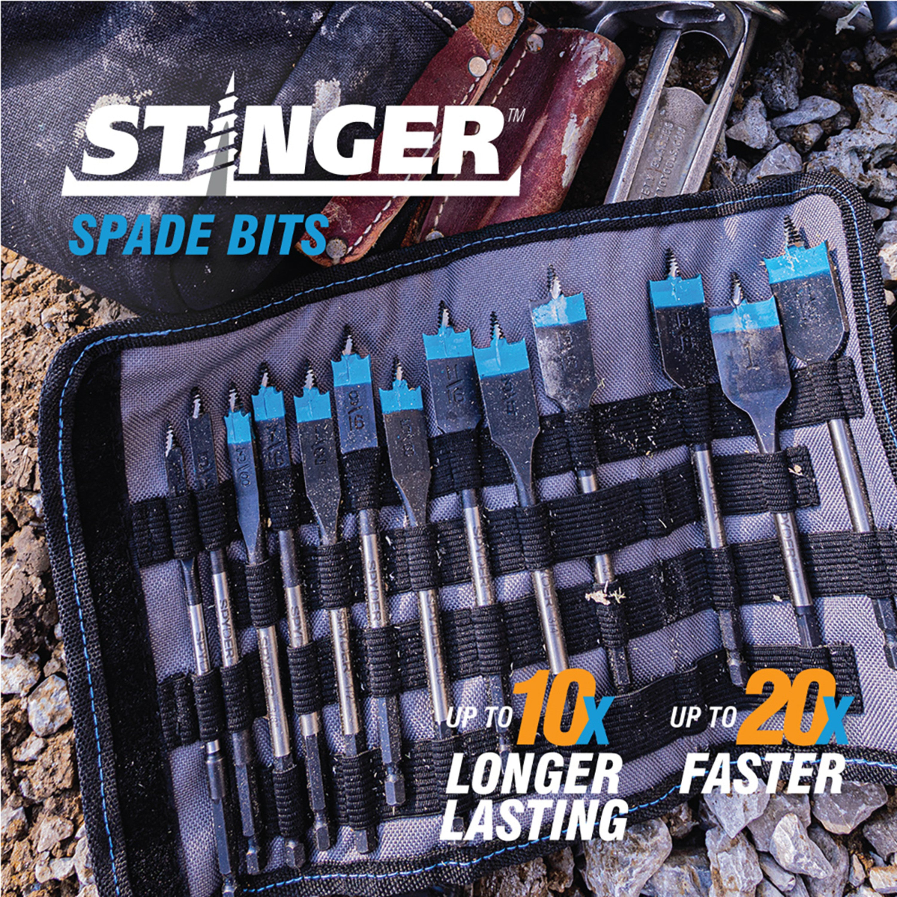 9/16" x 6" Spade Bit Stinger™