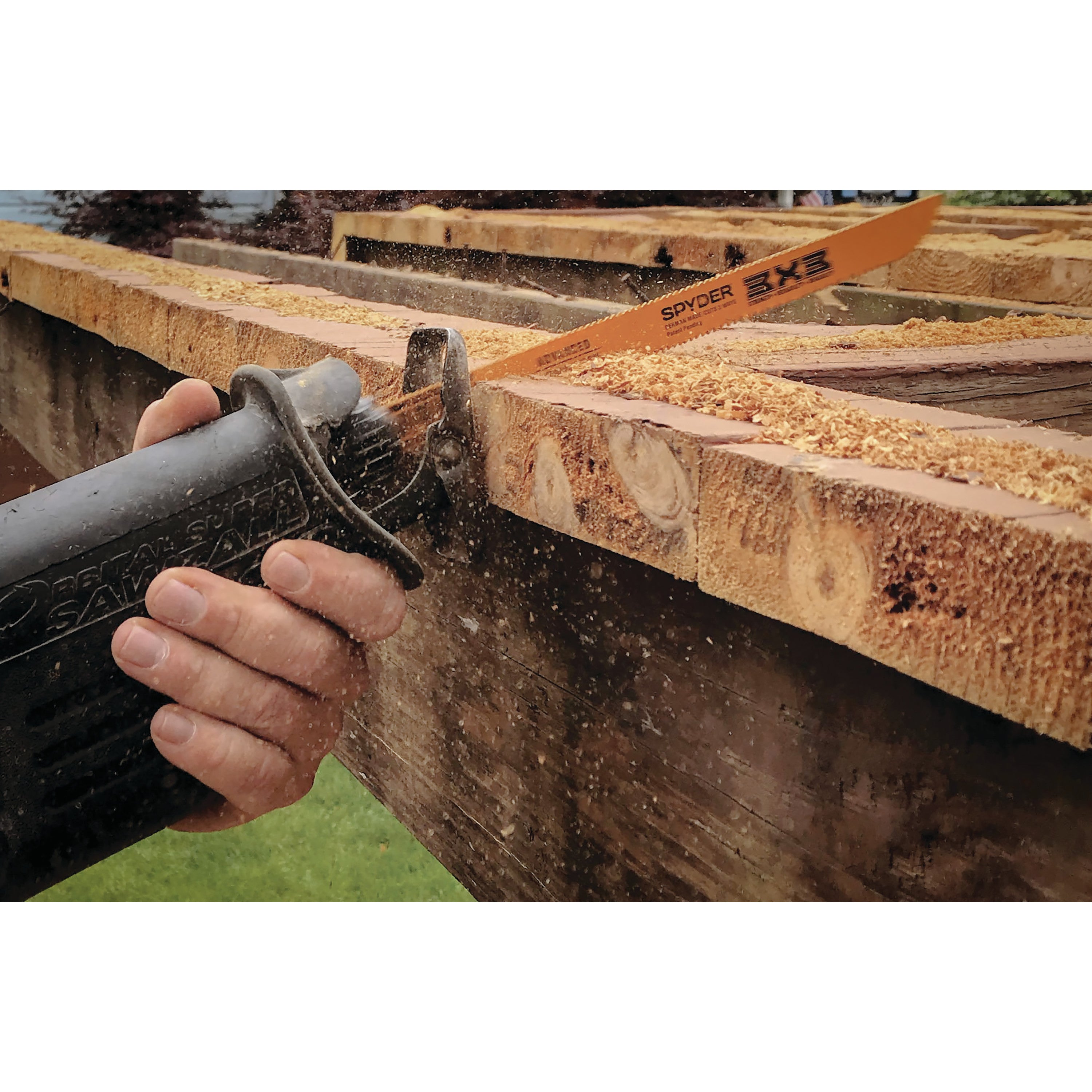 Double-Sided 6" Wood/Metal Cutting 6/10-TPI Reciprocating Saw Blade 3X3™