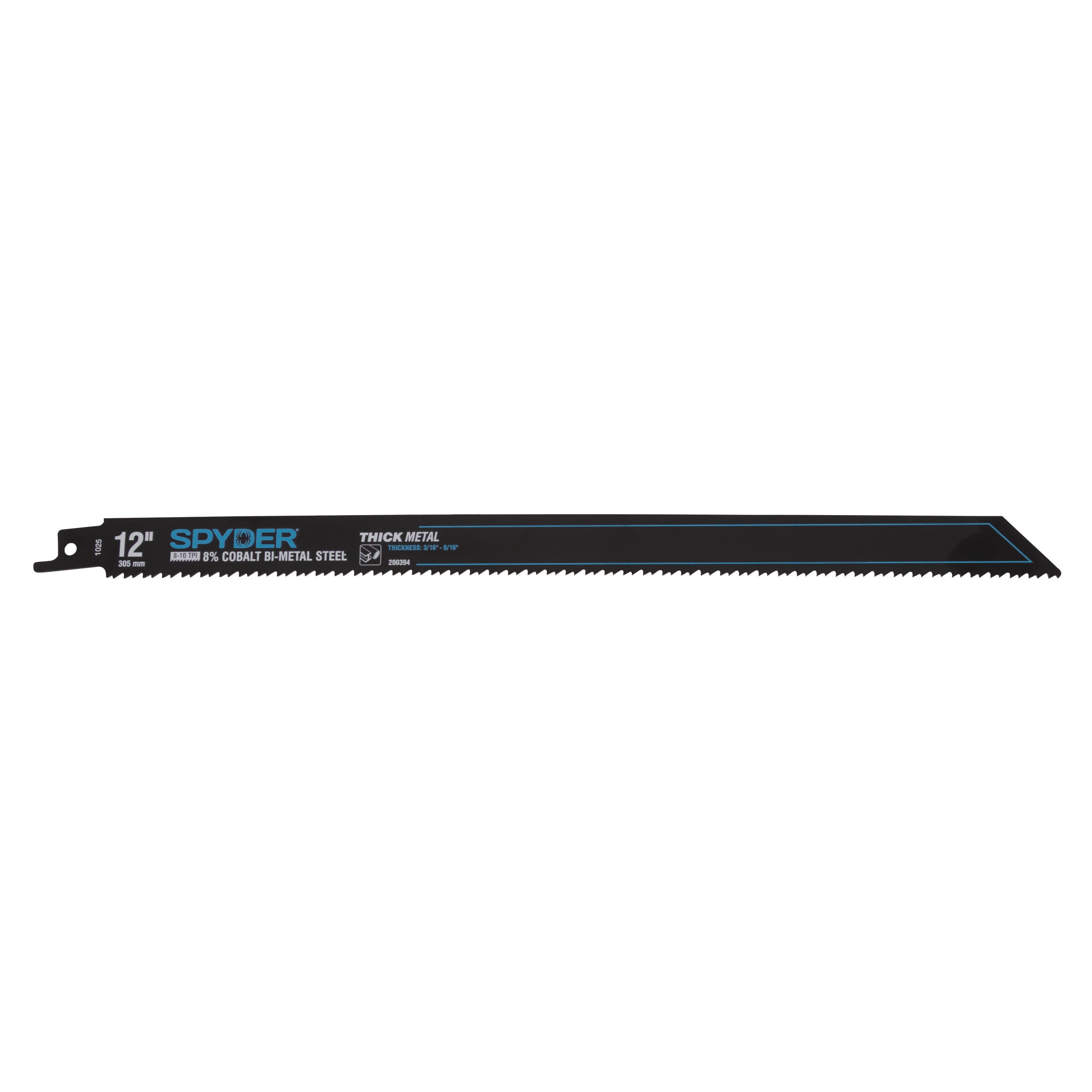 12" 8-10 TPI Bi-Metal Reciprocating Saw Blade Black Series™