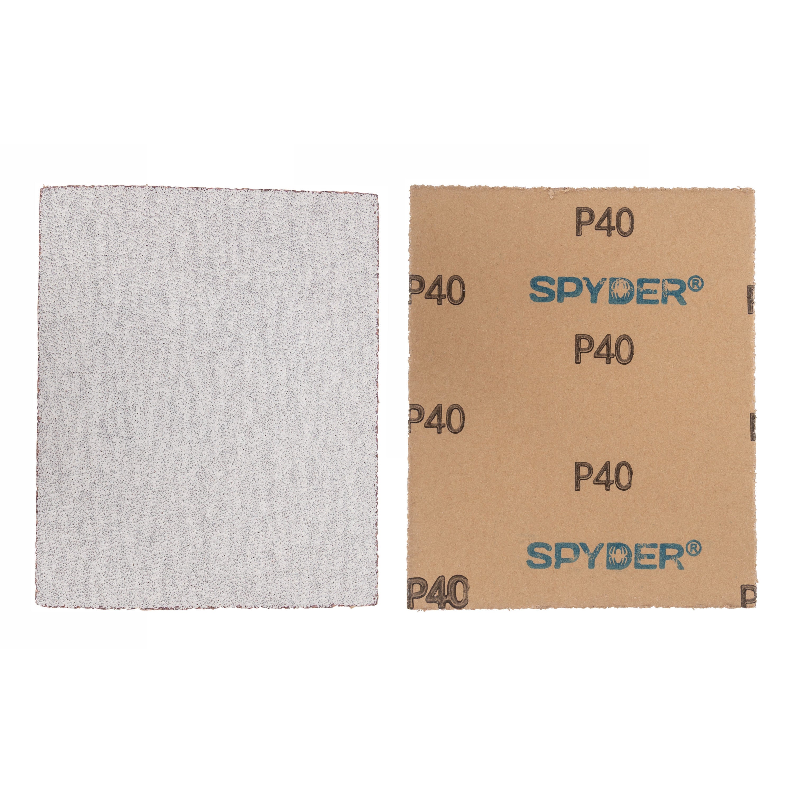 4.5" x 5.5" 40 Grit Aluminum Oxide with Stearate Sandpaper Sheets (8-Pack)