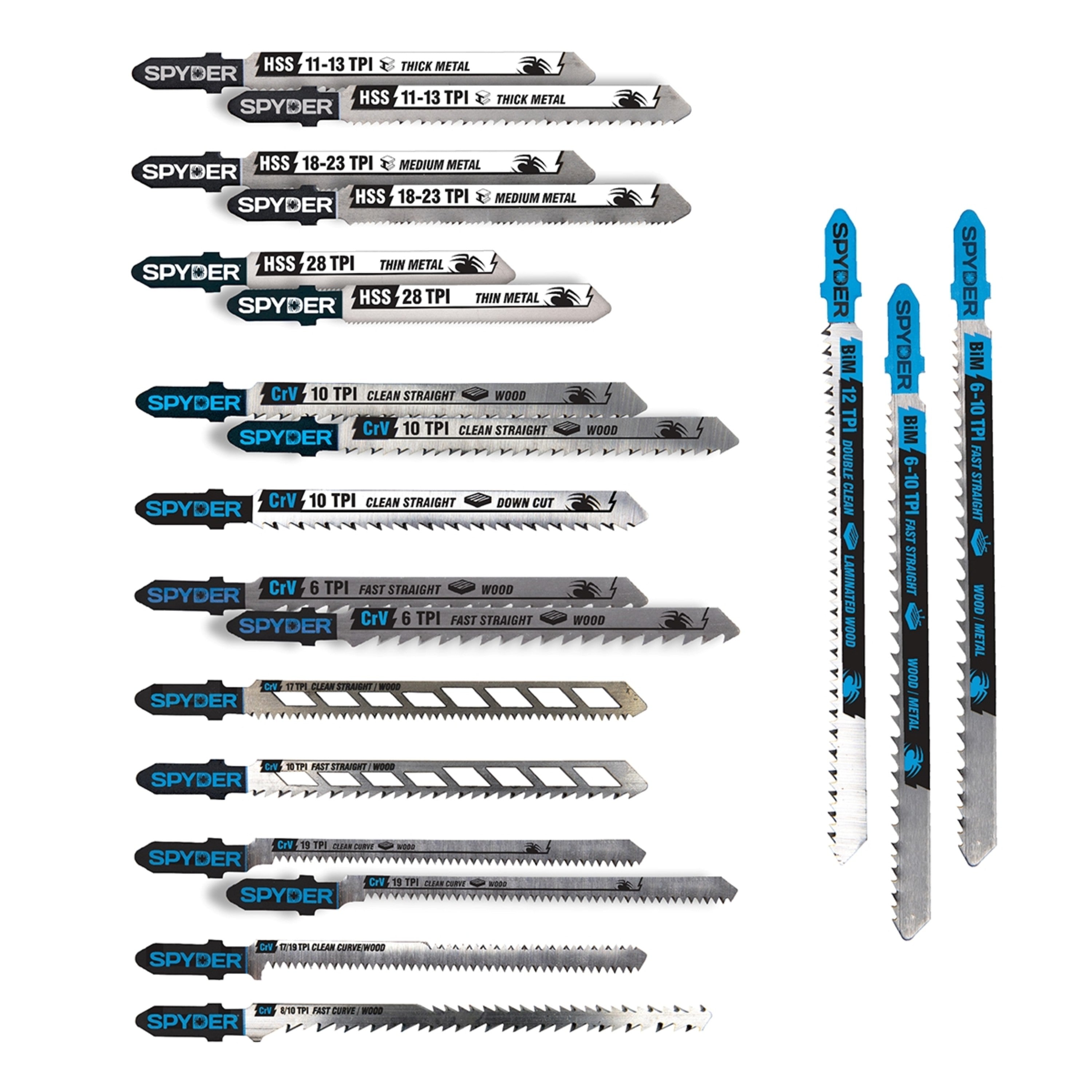 20-Piece Multi-Material Jig Blade Set Skeleton™