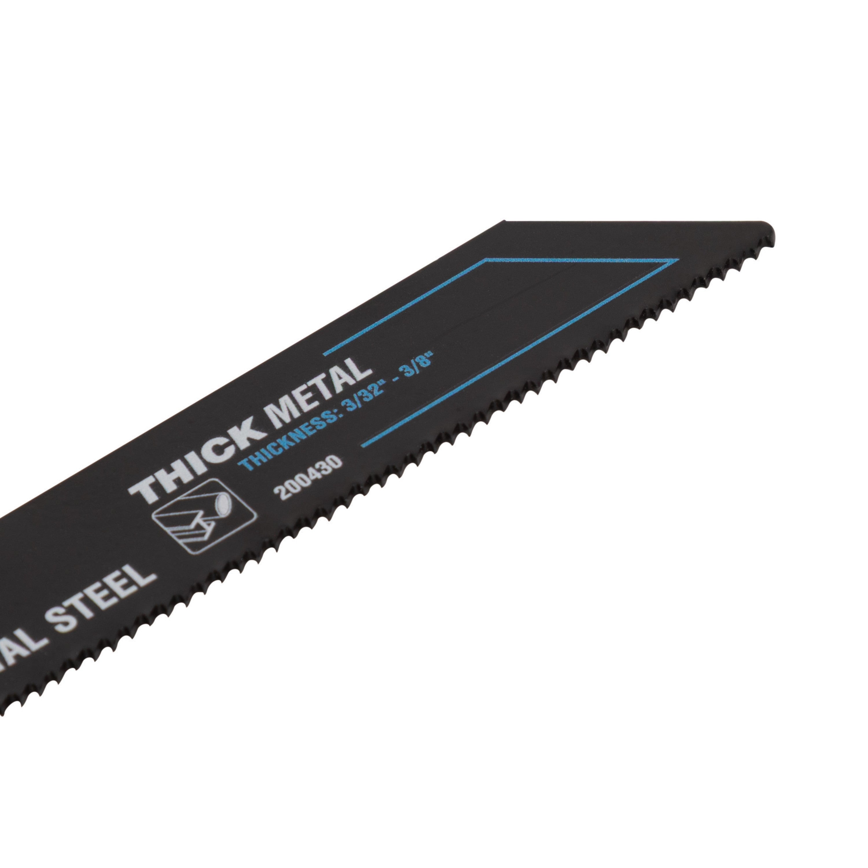 6" 14 TPI Bi-Metal Thick Reciprocating Saw Blade Black Series™