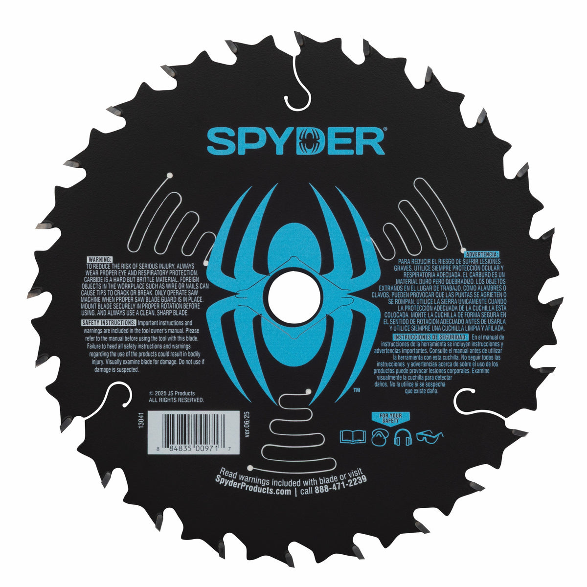 6-1/2" 24-Tooth Saw Blade for Demolition