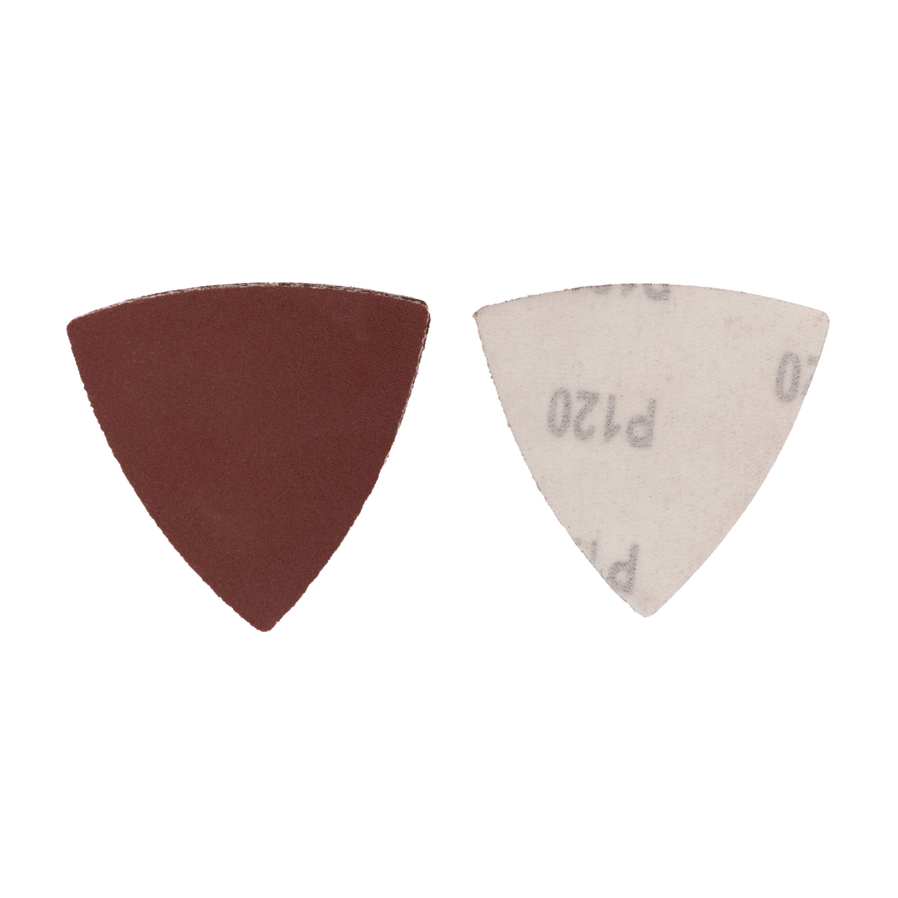 3-1/8" 120-Grit Aluminum Oxide Triangle Detail Sanding Sheets (10-Pack) Sanding