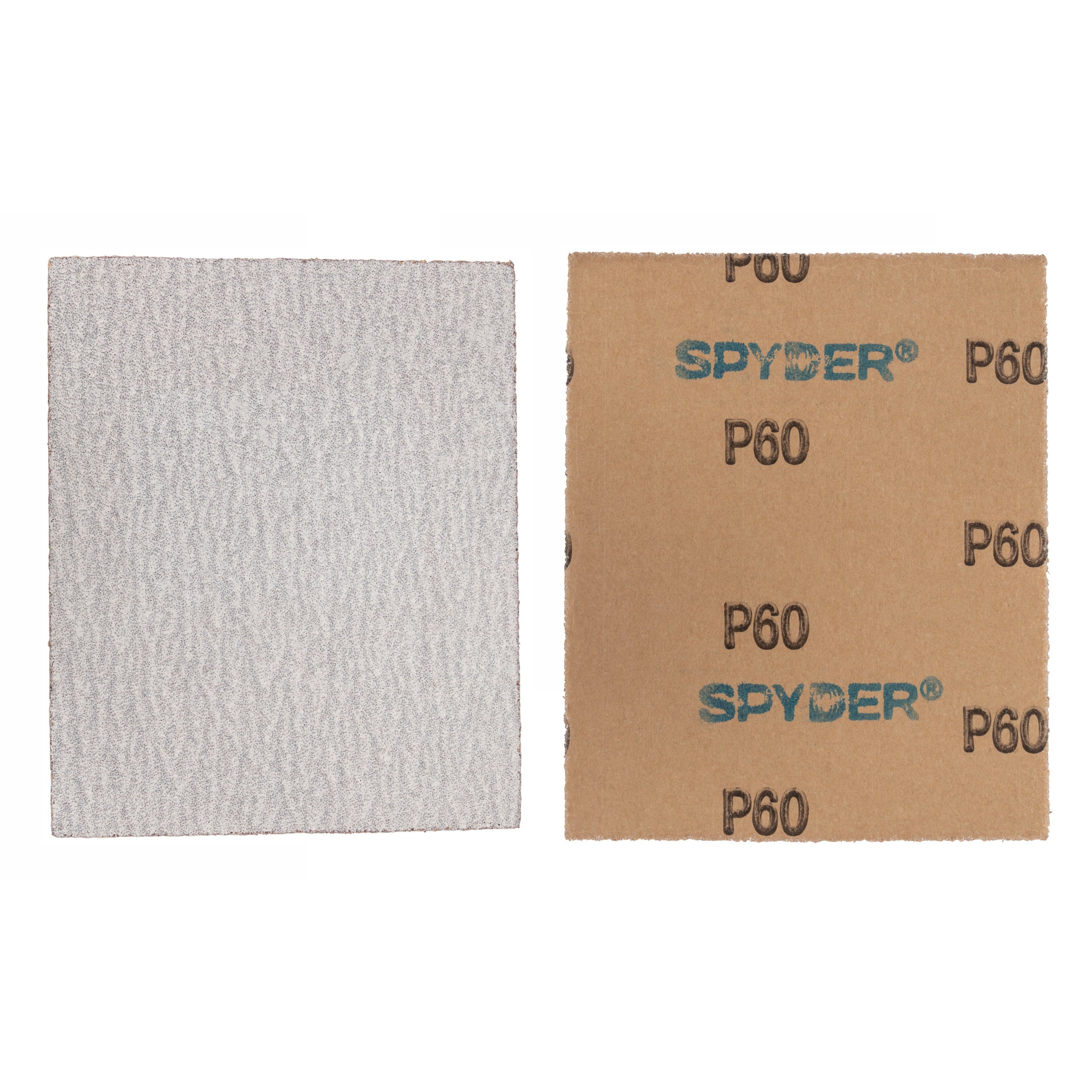 4.5" x 5.5" 60 Grit Aluminum Oxide Sanding Sheets (20-Pack)