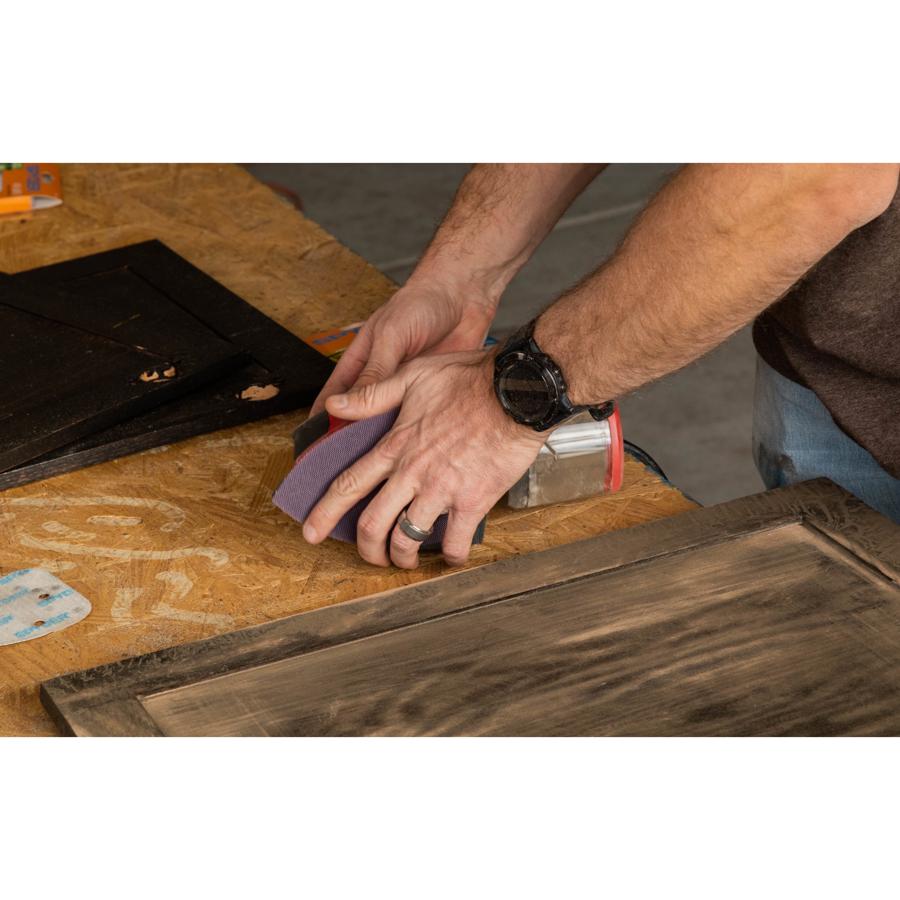 3-7/8" x 5-1/2" 220 Grit Ceramic Net Sanding Sheets (5-Pack)