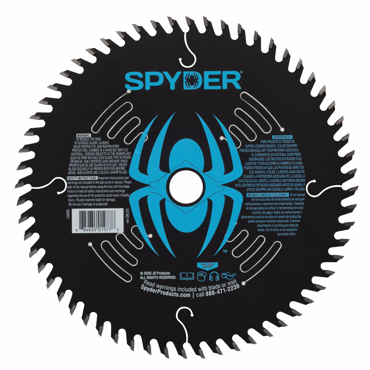 6-1/2" 60-Tooth Ultra Fine Finish Saw Blade for Wood