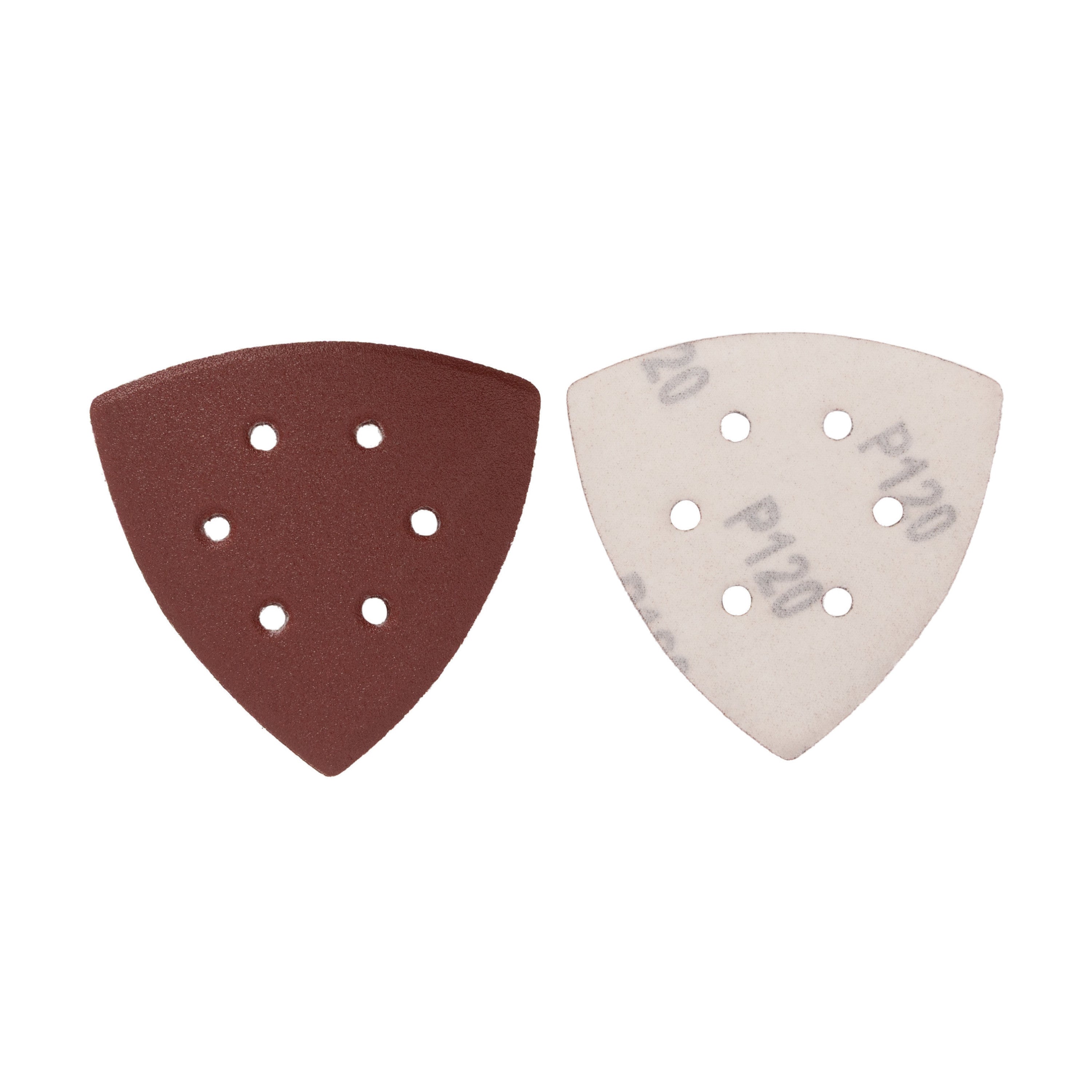 10-Piece 3.5" 6-Hole Detail Sanding Block & Paper Oscillating Tool Sanding Kit Sanding