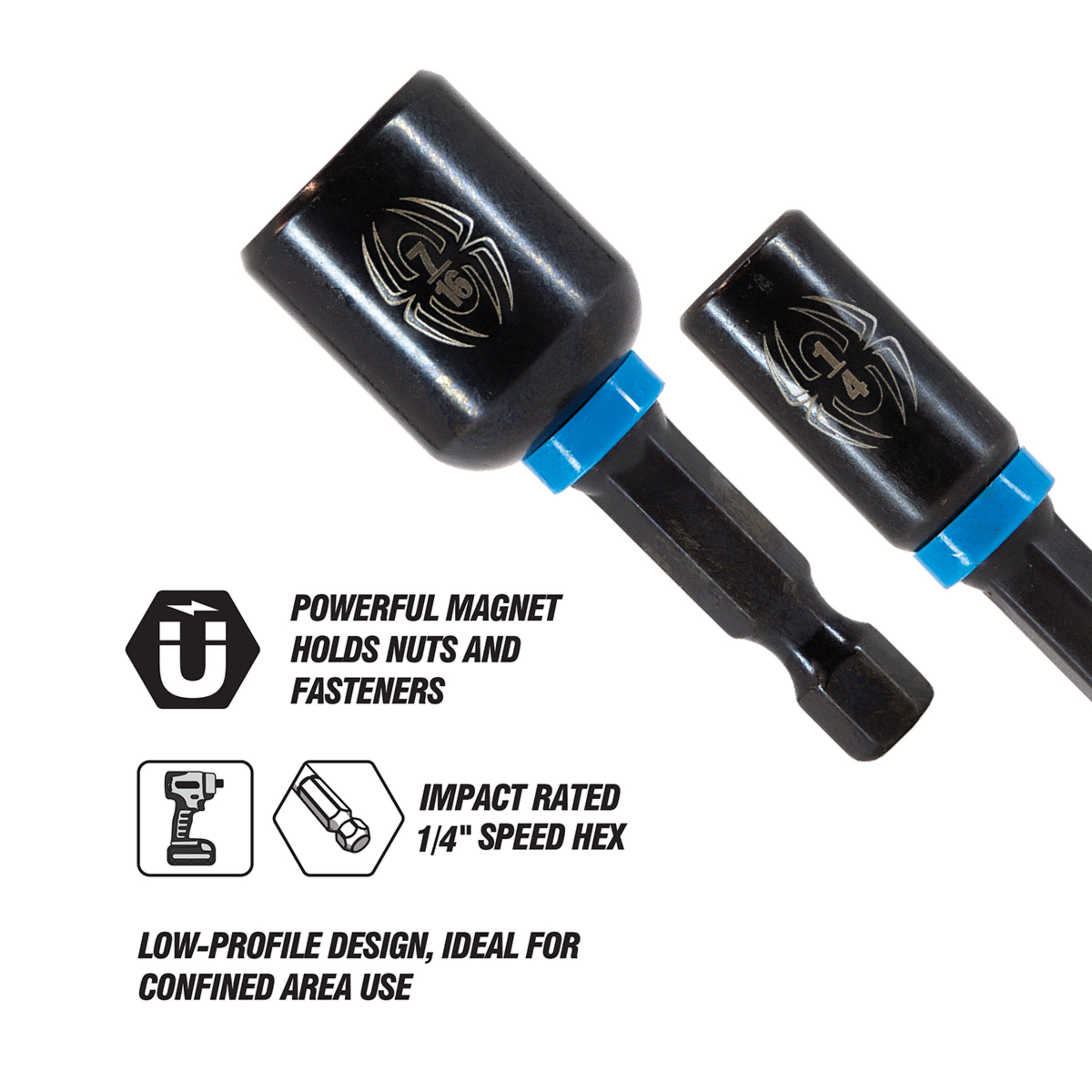 1/4" Magnetic Impact Nut Driver