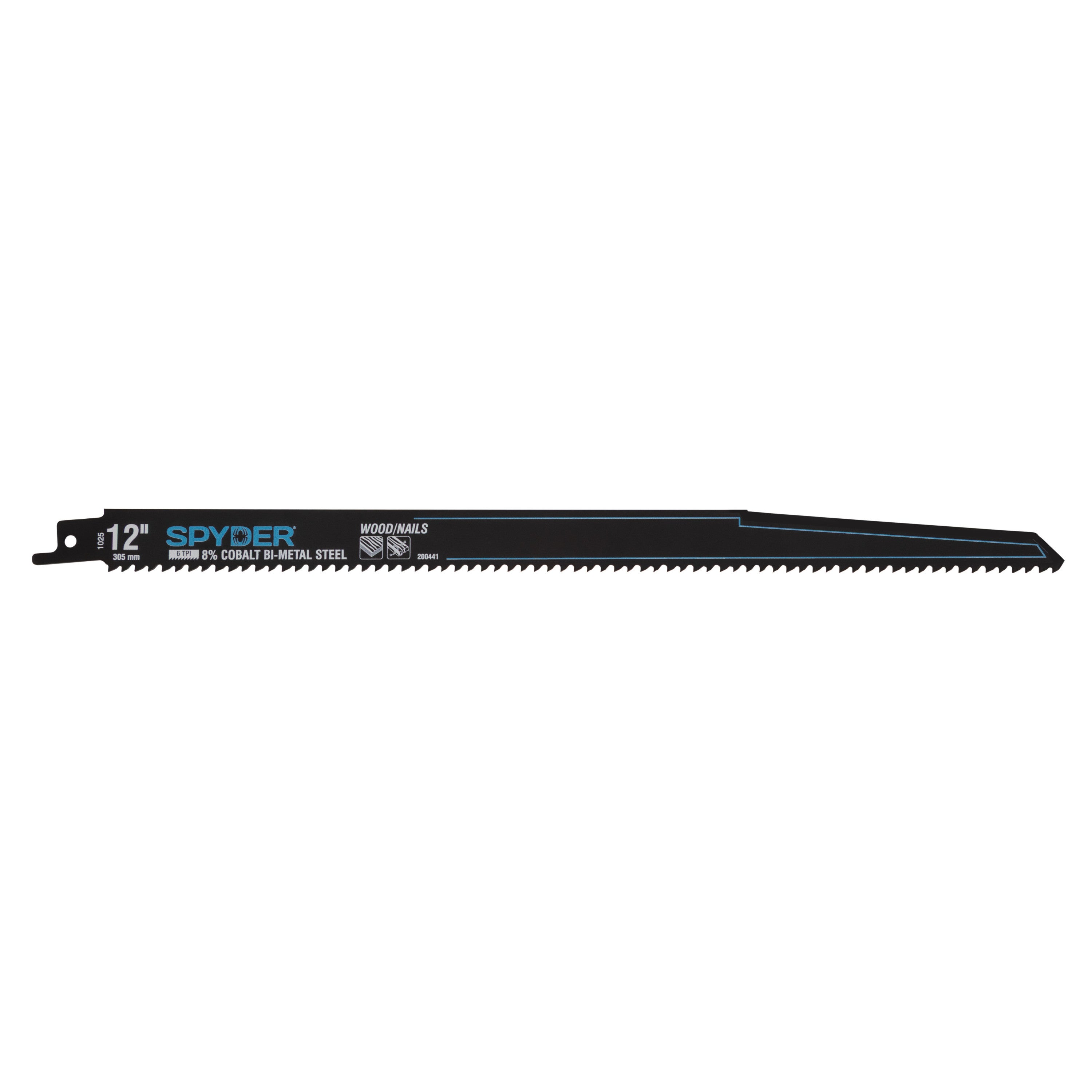 12" 6 TPI Bi-Metal Reciprocating Saw Blade Black Series™