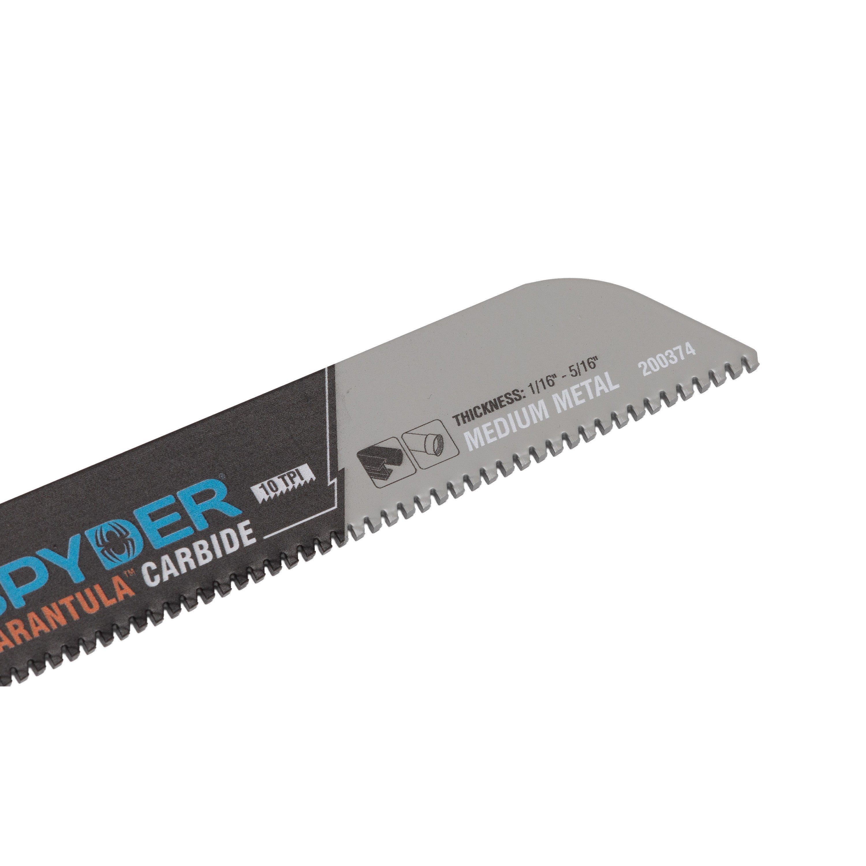 6" 10 TPI Carbide Toothed Reciprocating Saw Blade Tarantula®