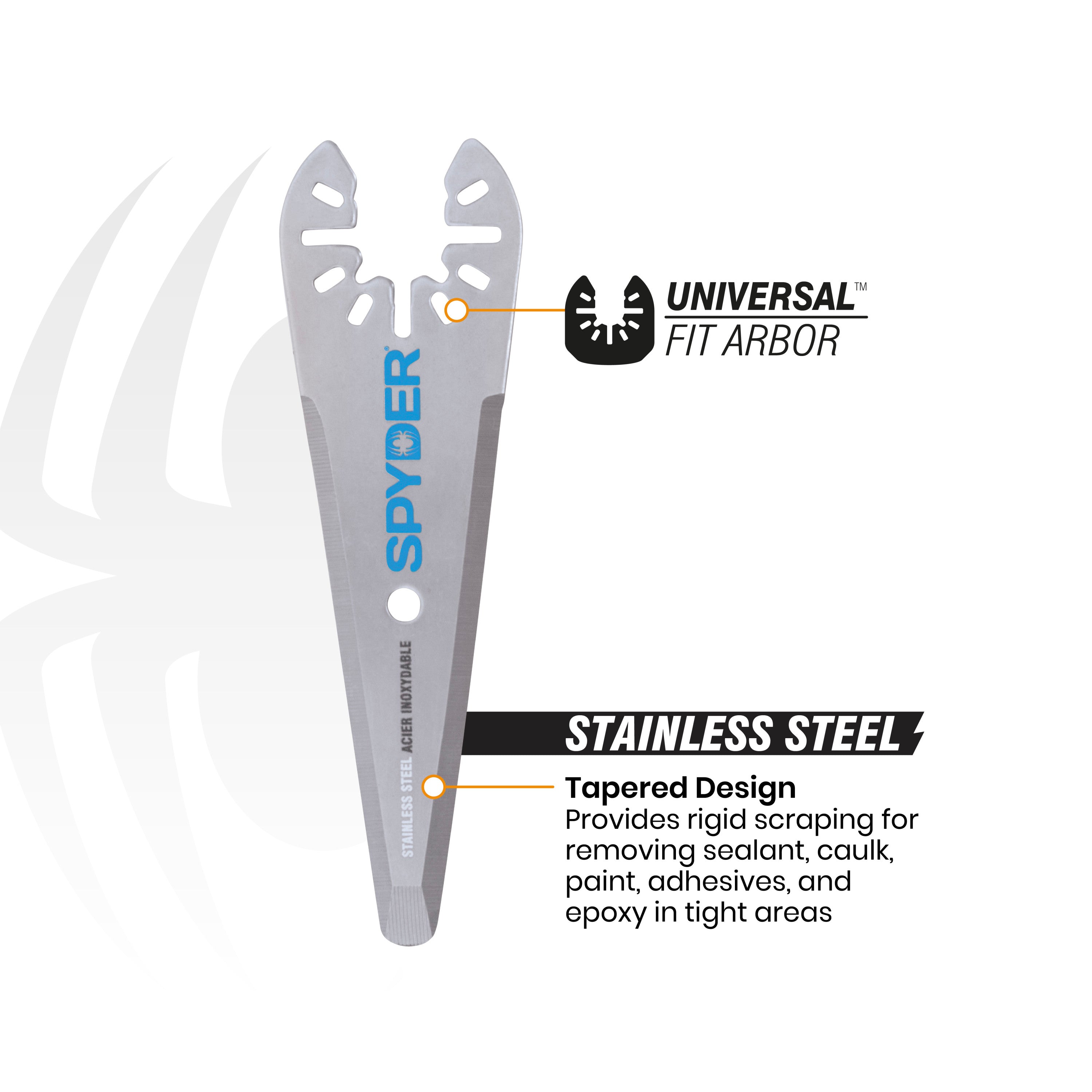 2-3/4" Long Blade Rigid Scraper for Sealant
