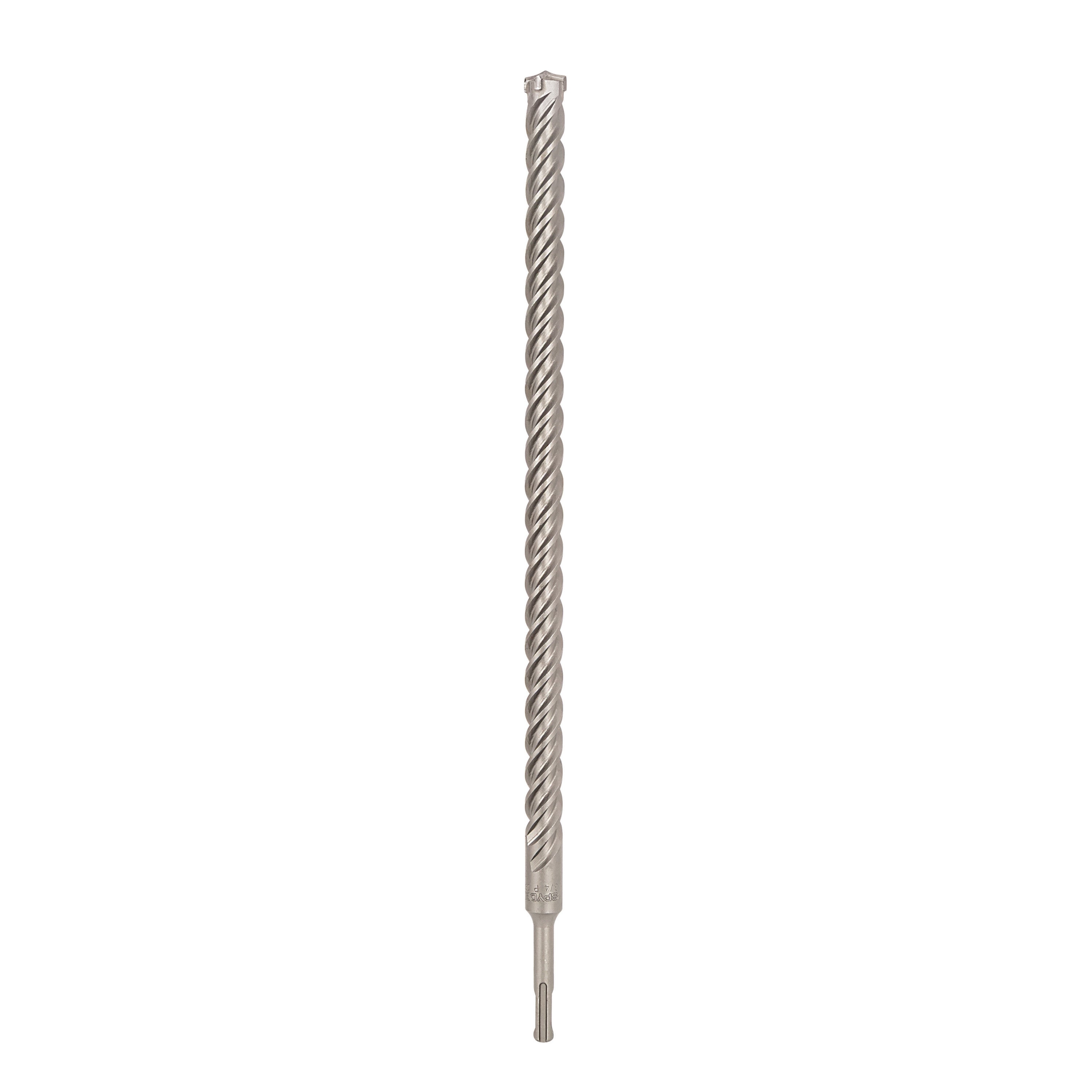 7/8" x 18" SDS-Plus 4-Cutter Carbide-Tipped Rotary Hammer Drill Bit