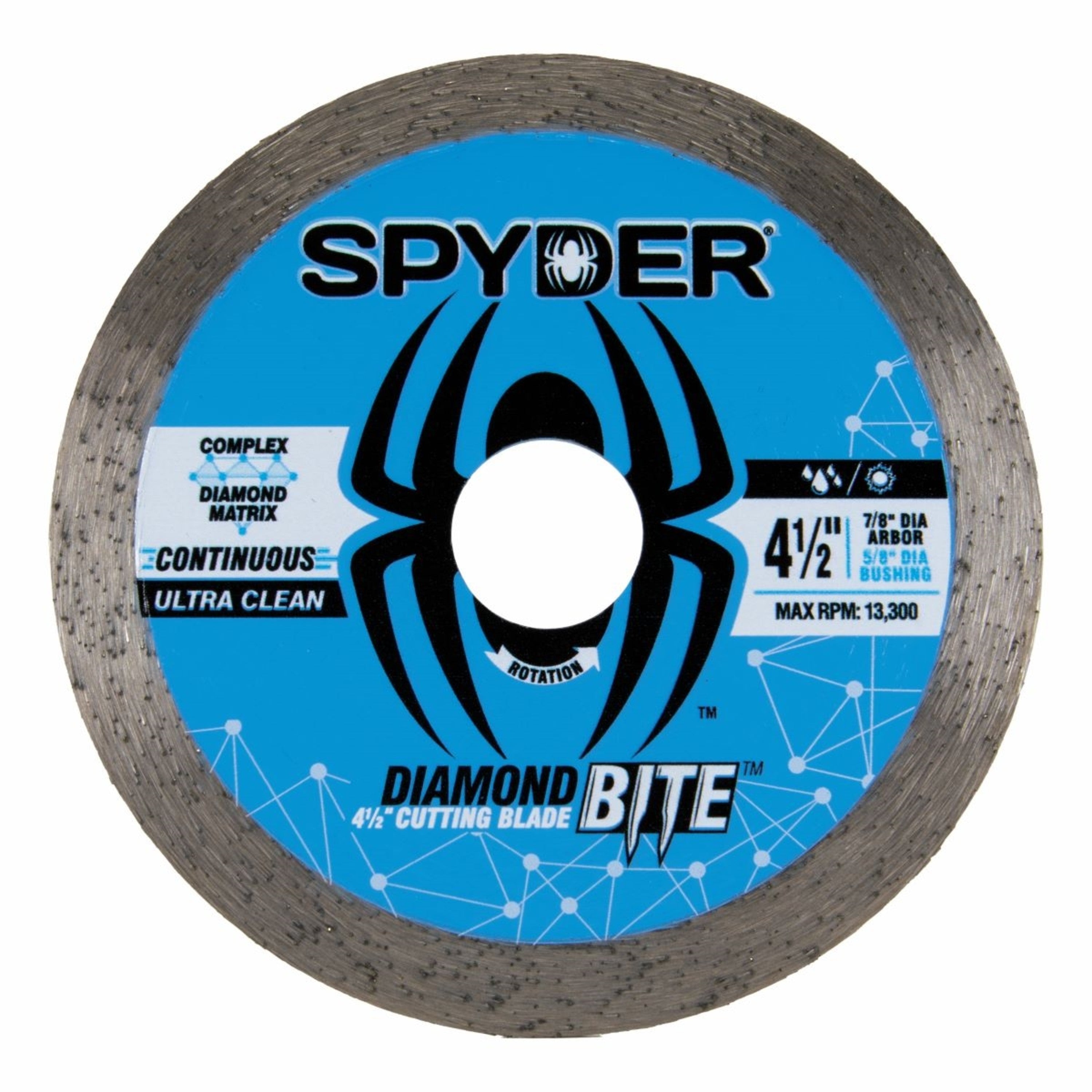 4-1/2" Wet/Dry Continuous Diamond Saw Blade Diamond Bite™