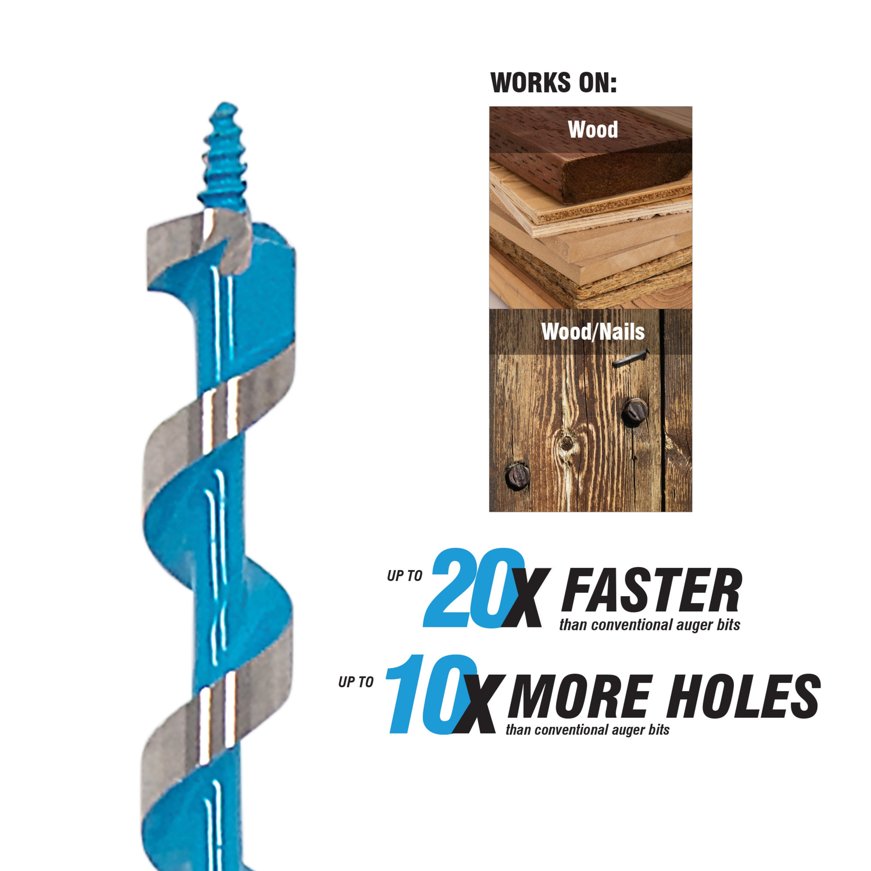 9/16" x 18" Auger Bit Stinger™