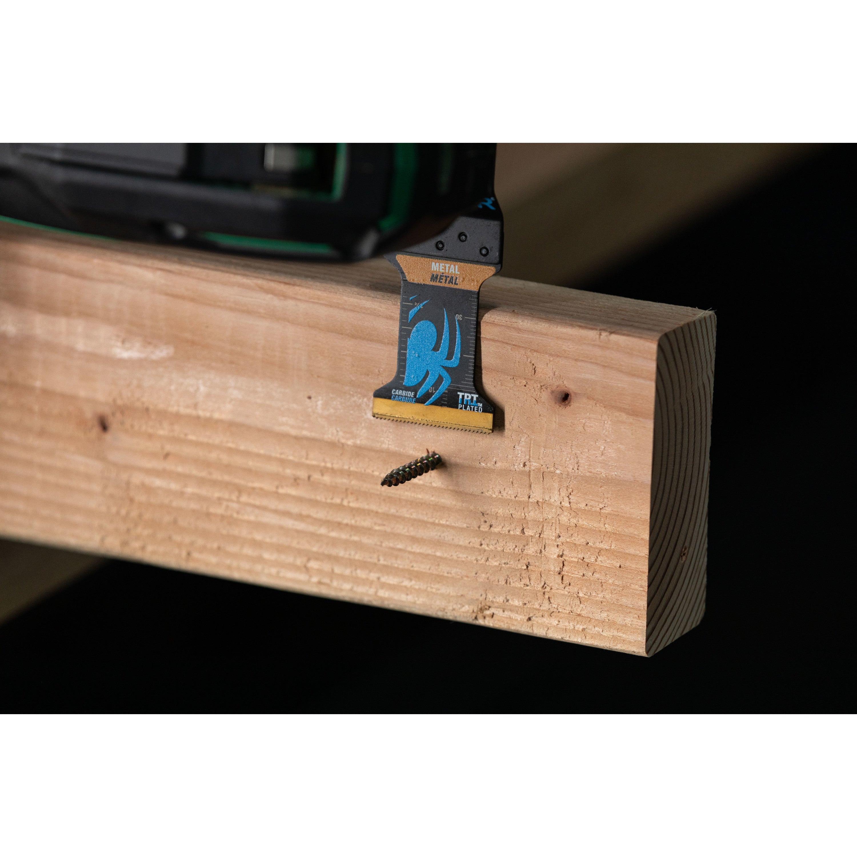 1.35" x 2" Carbide Wood And Metal Cutting Oscillating Tool Blade (3-Pack)
