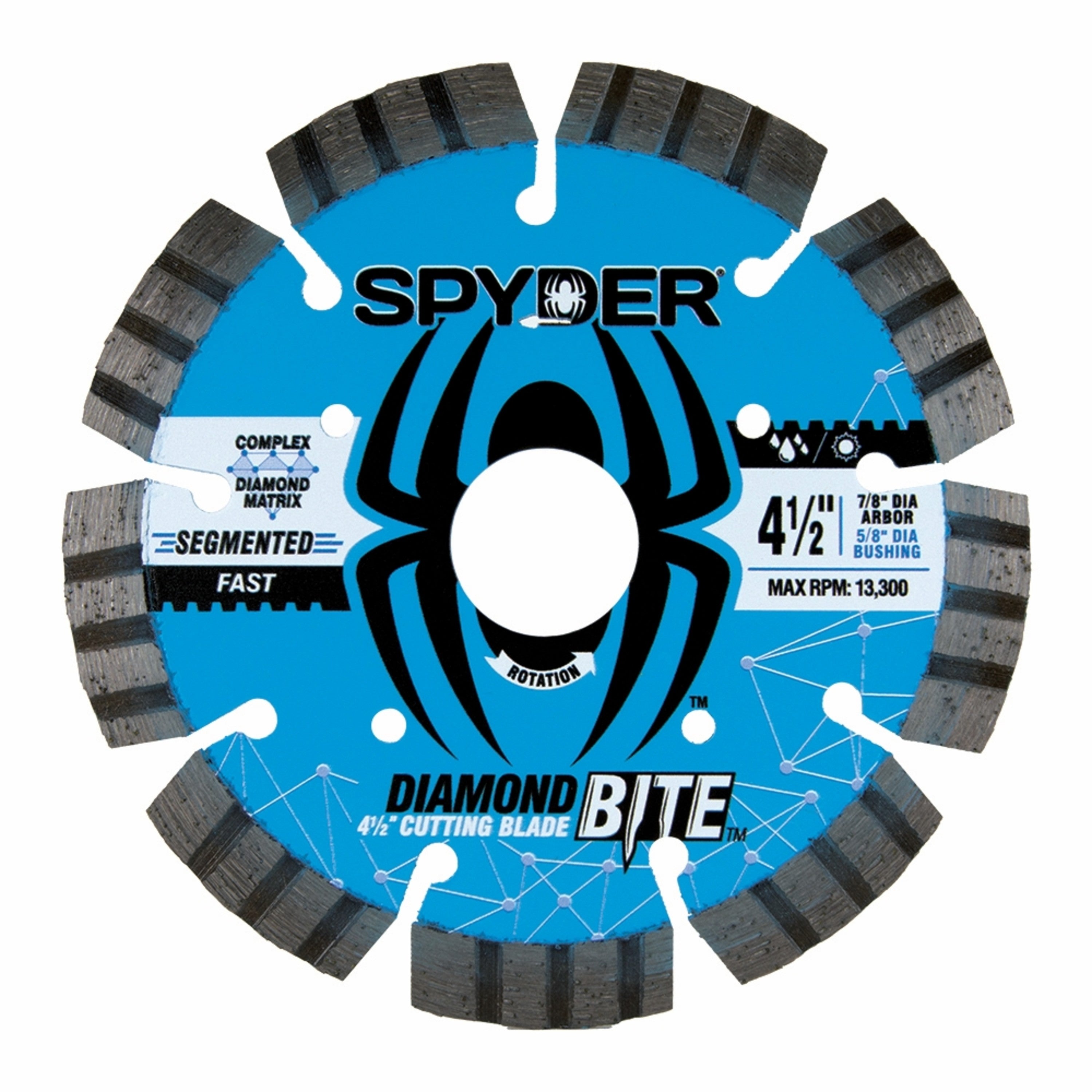 4-1/2" Wet/Dry Segmented Diamond Saw Blade Diamond Bite™
