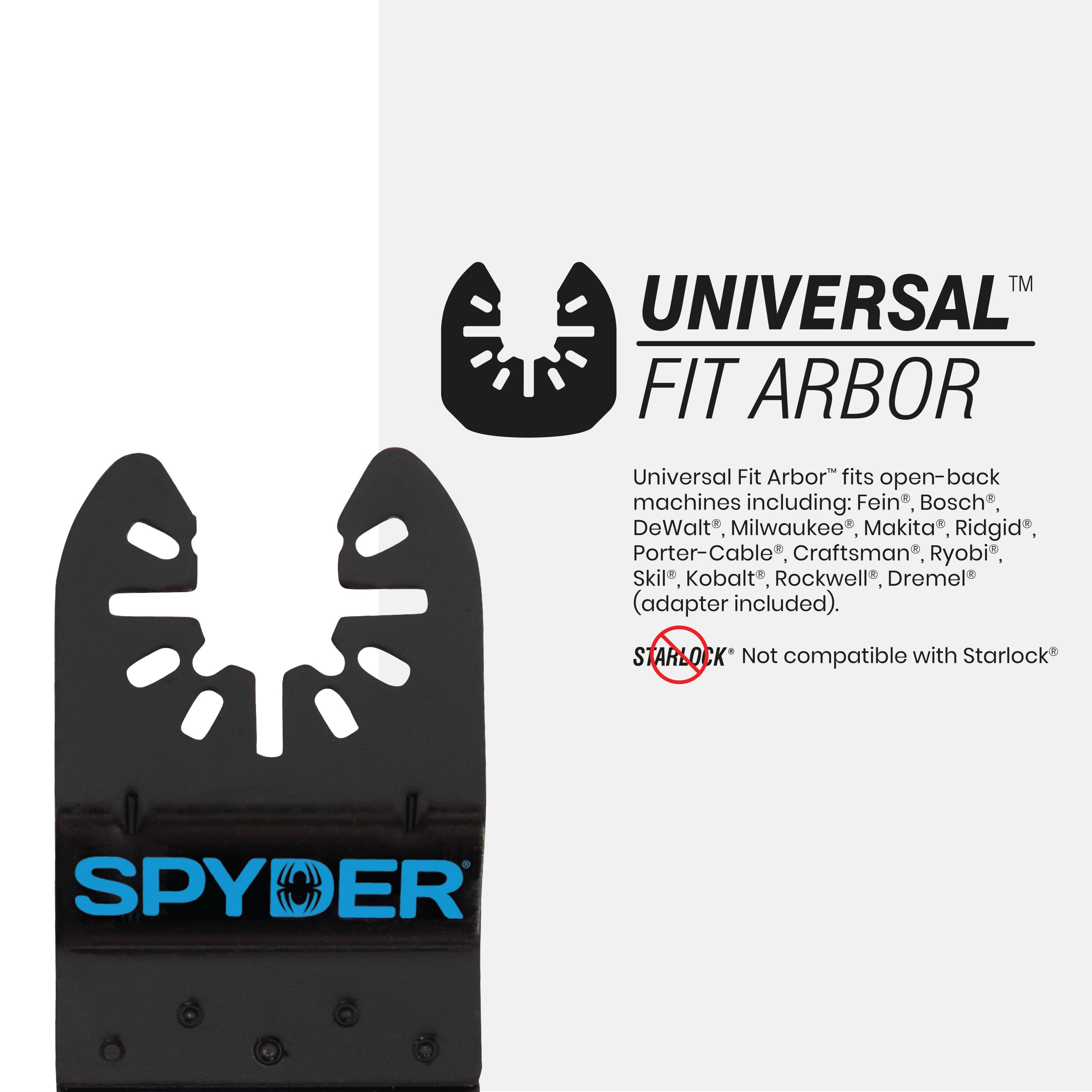 2-1/2" Universal Fit Bi-Metal Oscillating Blade for Clean Wood & PVC