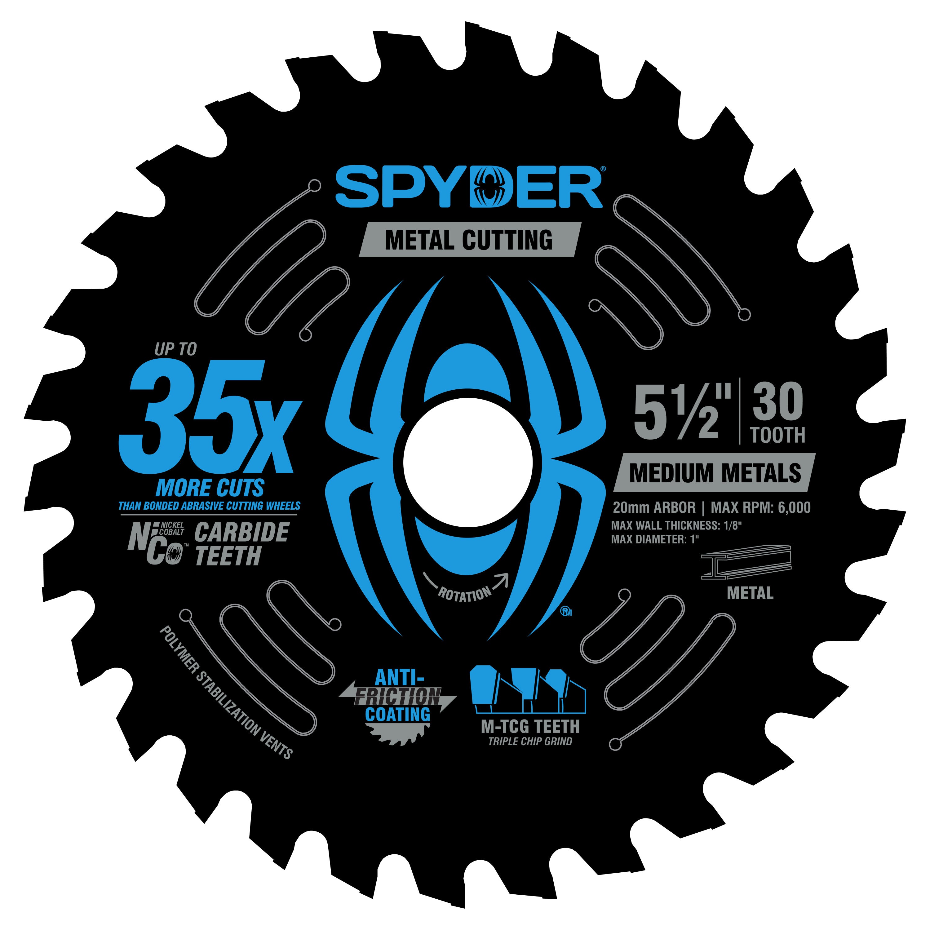 5-1/2" 30-Tooth Saw Blade for Medium Metal