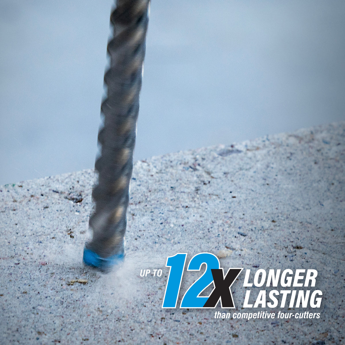 3/4" x 21" SDS-Max 4-Cutter Carbide-Tipped Rotary Hammer Drill Bit