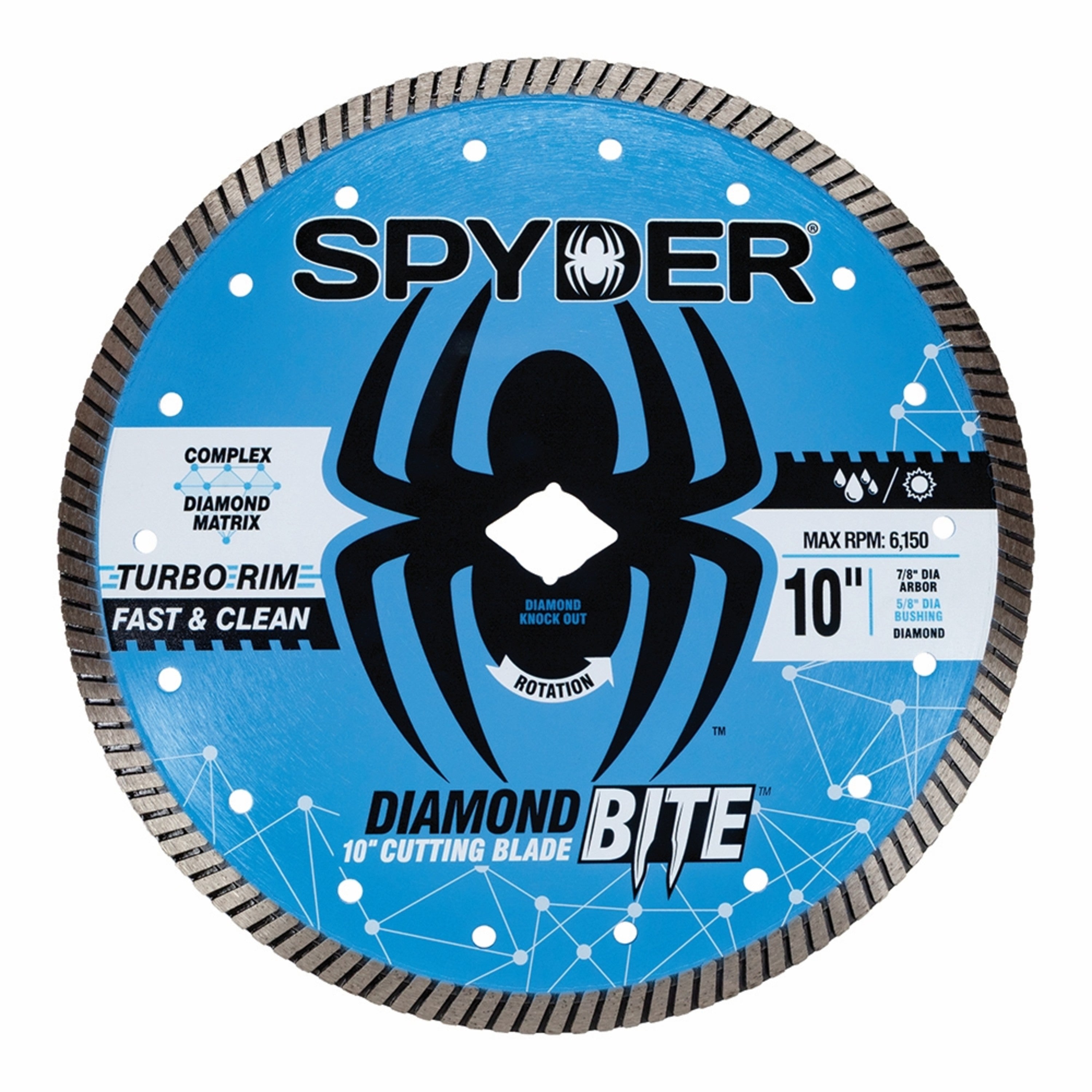 10" Wet/Dry Turbo Diamond Saw Blade Diamond Bite™
