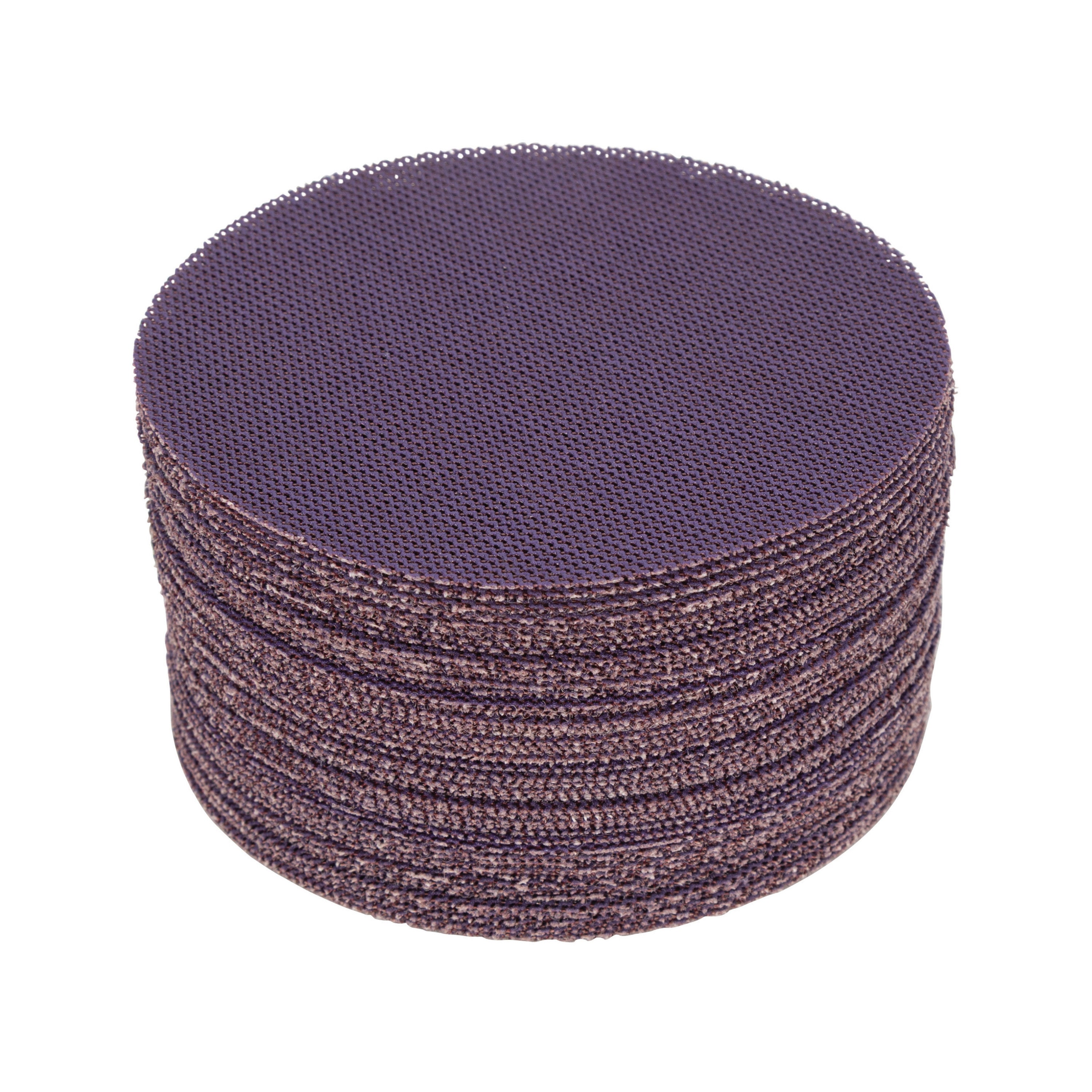 5" 150 Grit Ceramic Net Hook & Loop Sanding Discs (50-Pack) Bite