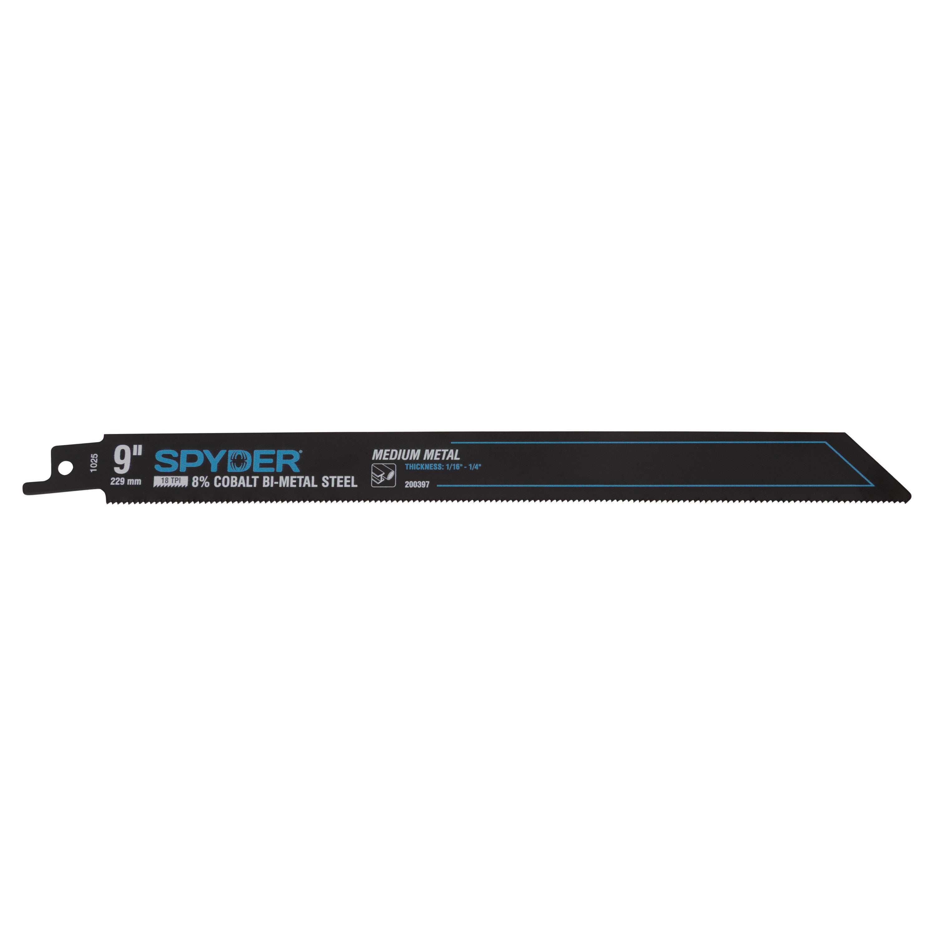 9" 18 TPI Bi-Metal Reciprocating Saw Blade Black Series™