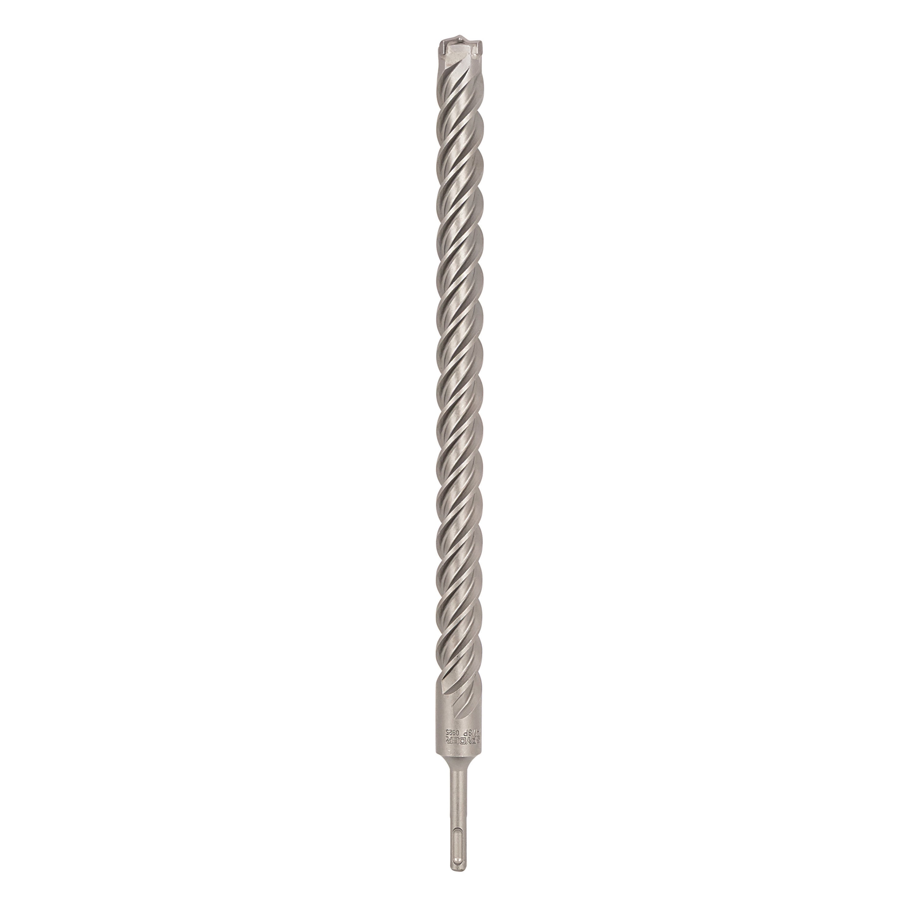 1-1/8" x 18" SDS-Plus 4-Cutter Carbide-Tipped Rotary Hammer Drill Bit