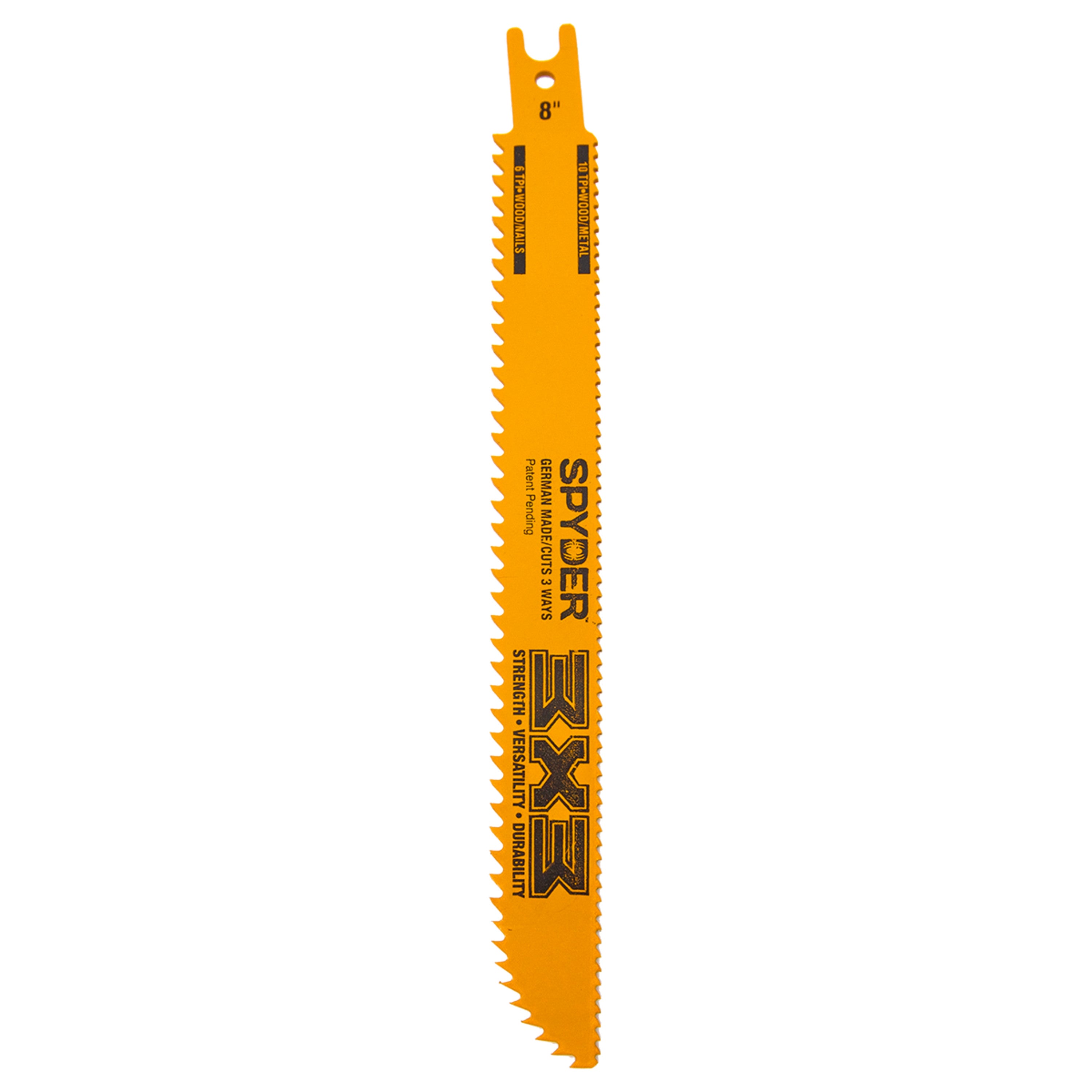 8" 6/10 TPI Double-Edged Bi-Metal Reciprocating Saw Blade 3X3®