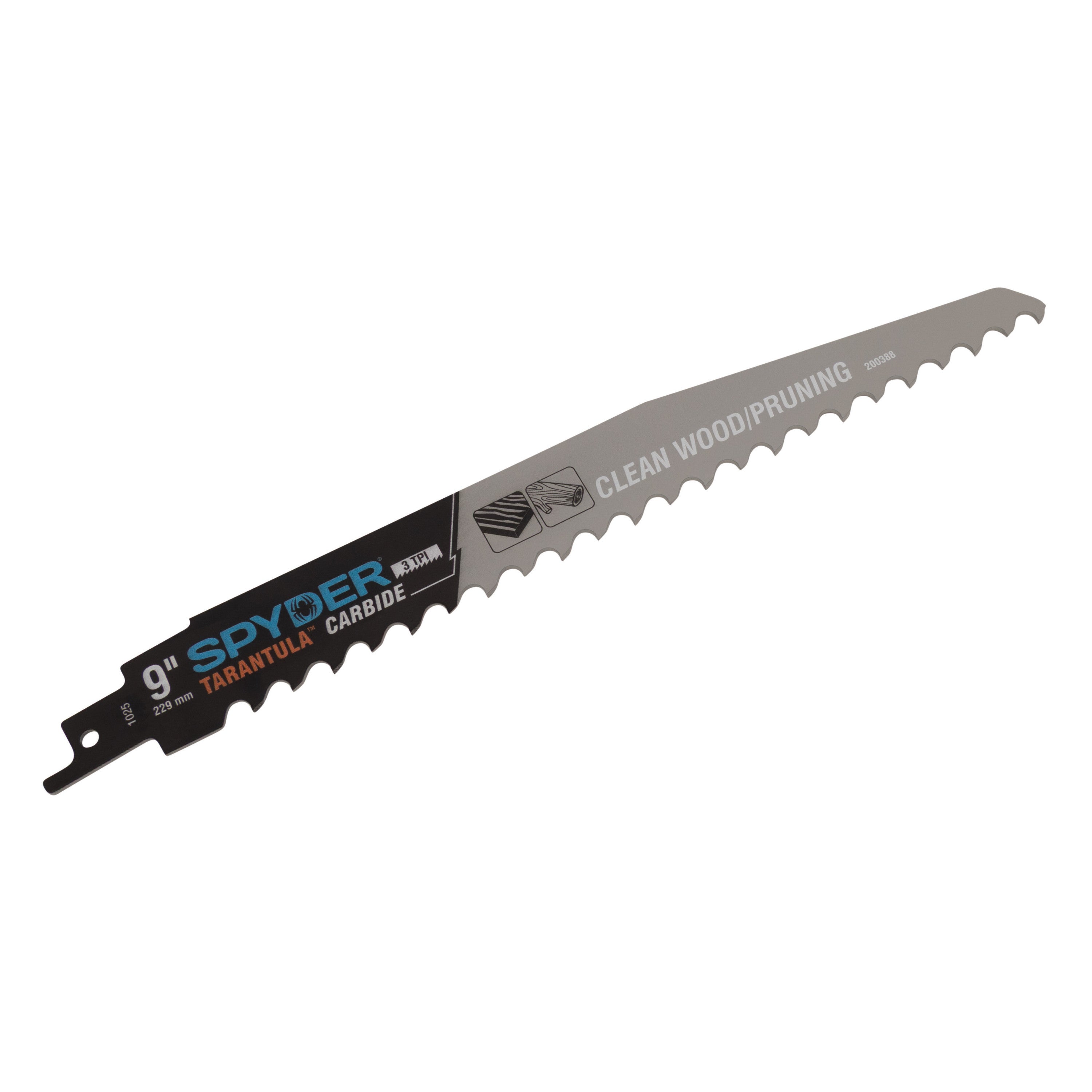 9" 3 TPI Carbide Toothed Pruning Reciprocating Saw Blade (3-Pack) Tarantula®