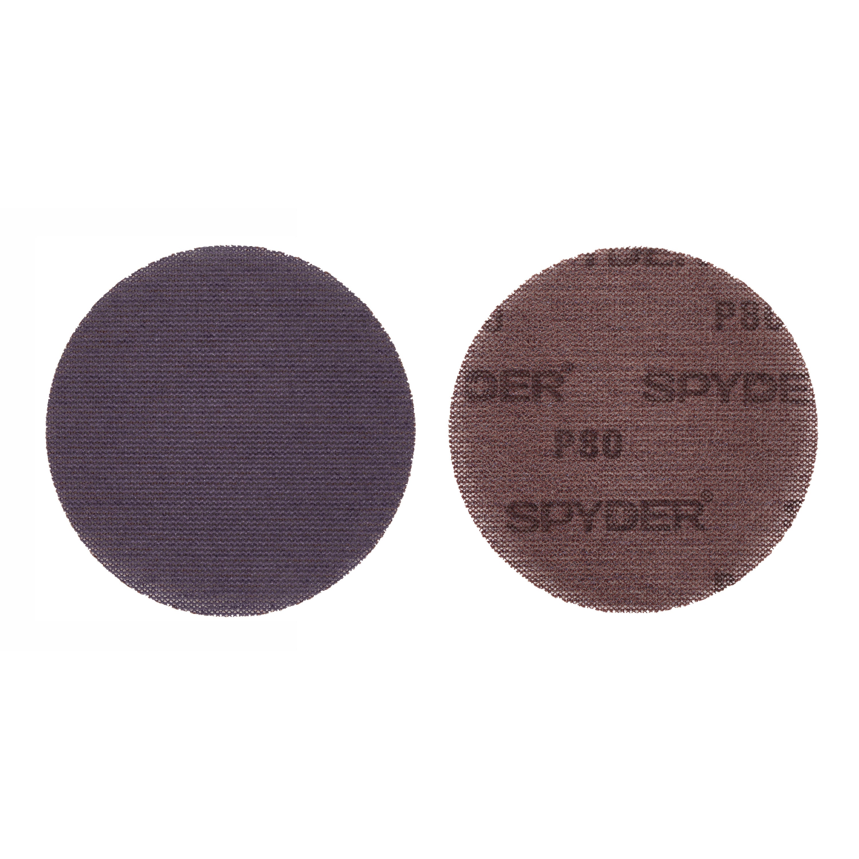 5" 80 Grit Ceramic Net Hook & Loop Sanding Discs (10-Pack)