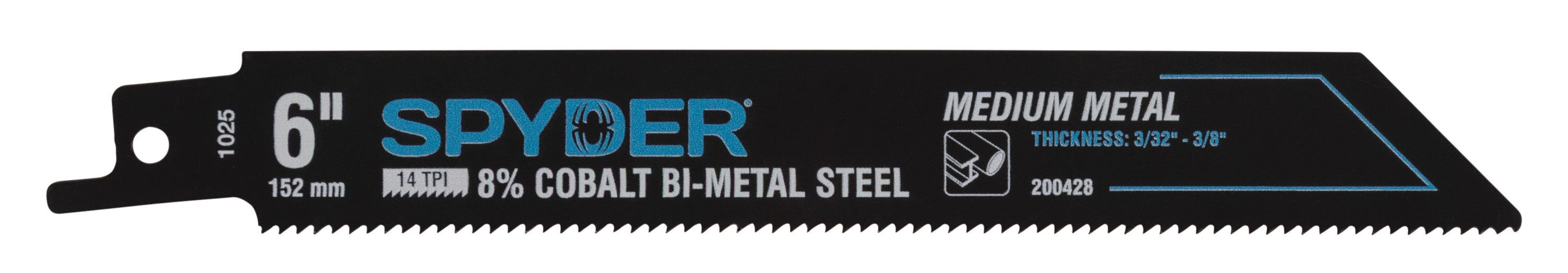 6" 14 TPI Bi-Metal Reciprocating Saw Blade Black Series™