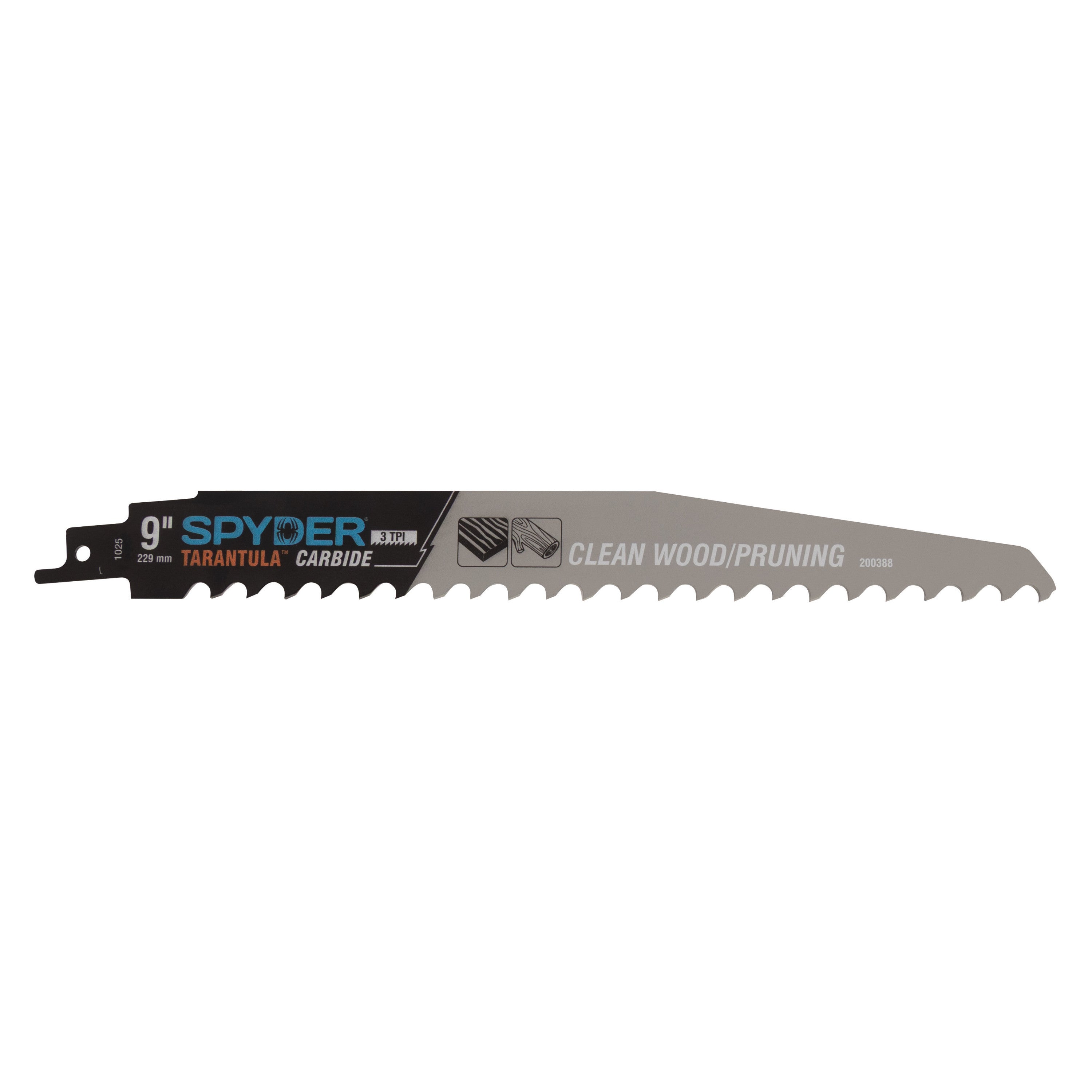 9" 3 TPI Carbide Toothed Pruning Reciprocating Saw Blade (3-Pack) Tarantula®