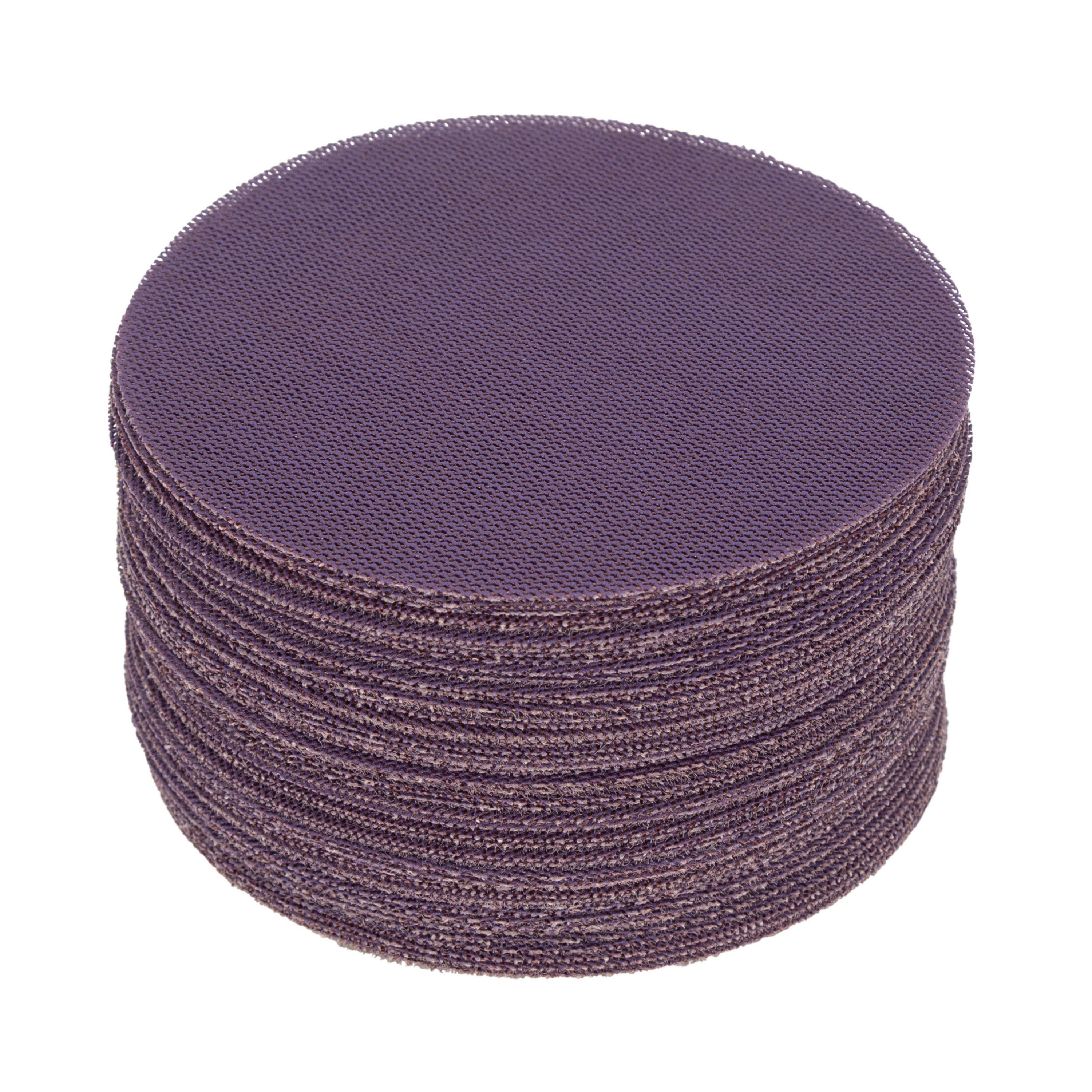 5" 320 Grit Ceramic Net Hook & Loop Sanding Discs (50-Pack) Bite