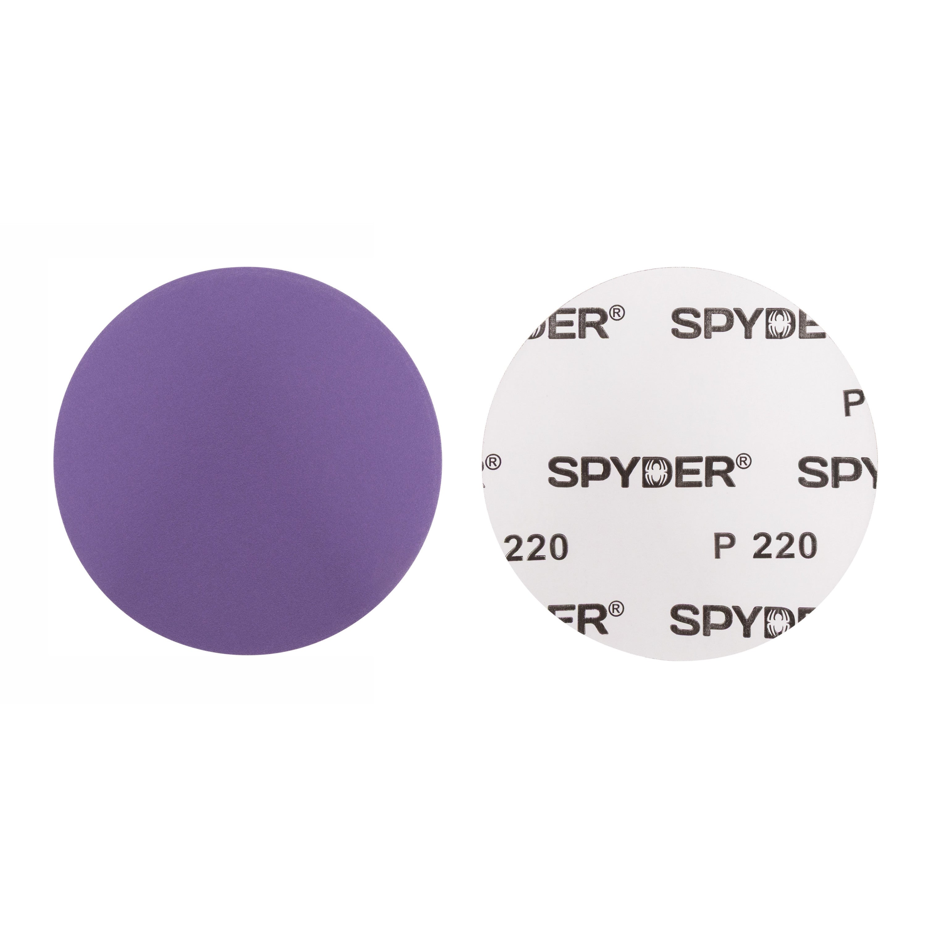 5" x No Hole 220 Grit Ceramic Pressure Sensitive Adhesive with Stearate Sanding Discs (10-Pack)