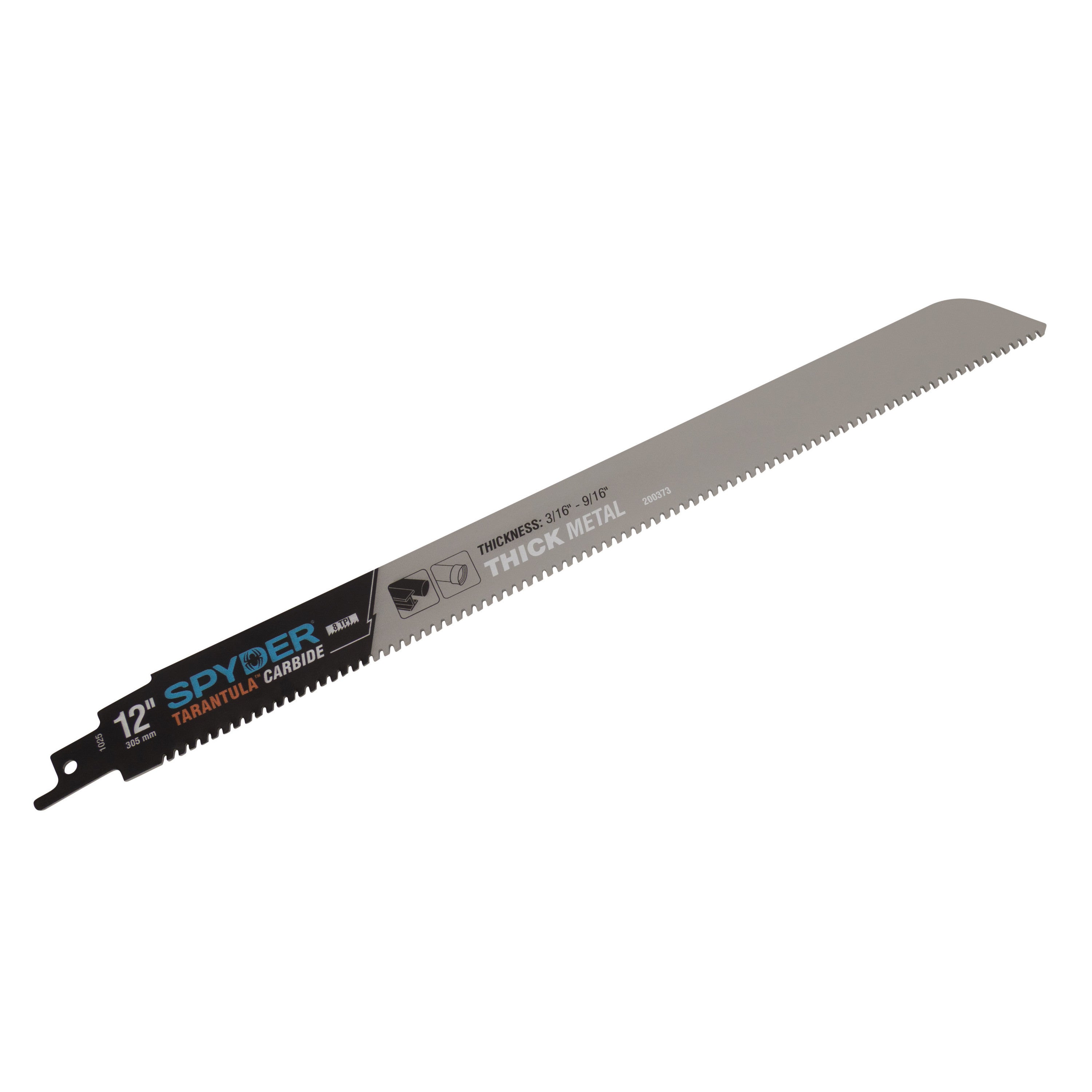 12" 8 TPI Carbide Toothed Reciprocating Saw Blade Tarantula®