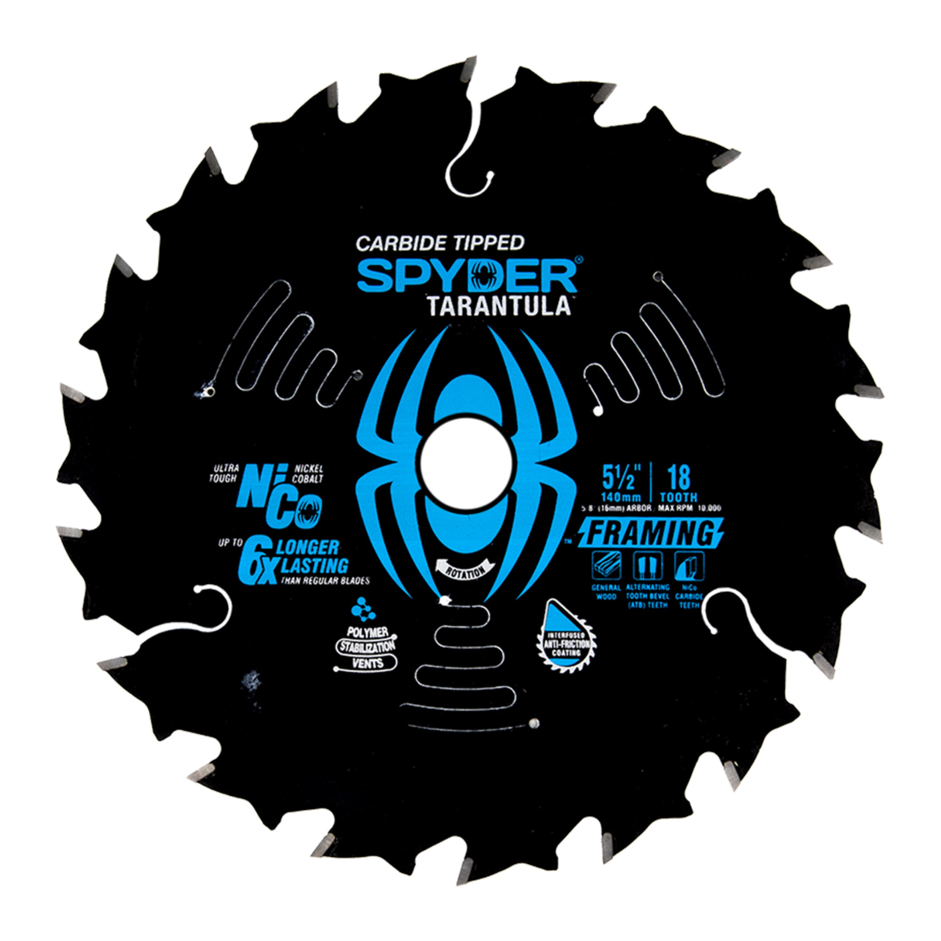 Tarantula™ 5-1/2" 18 dents à ossature
