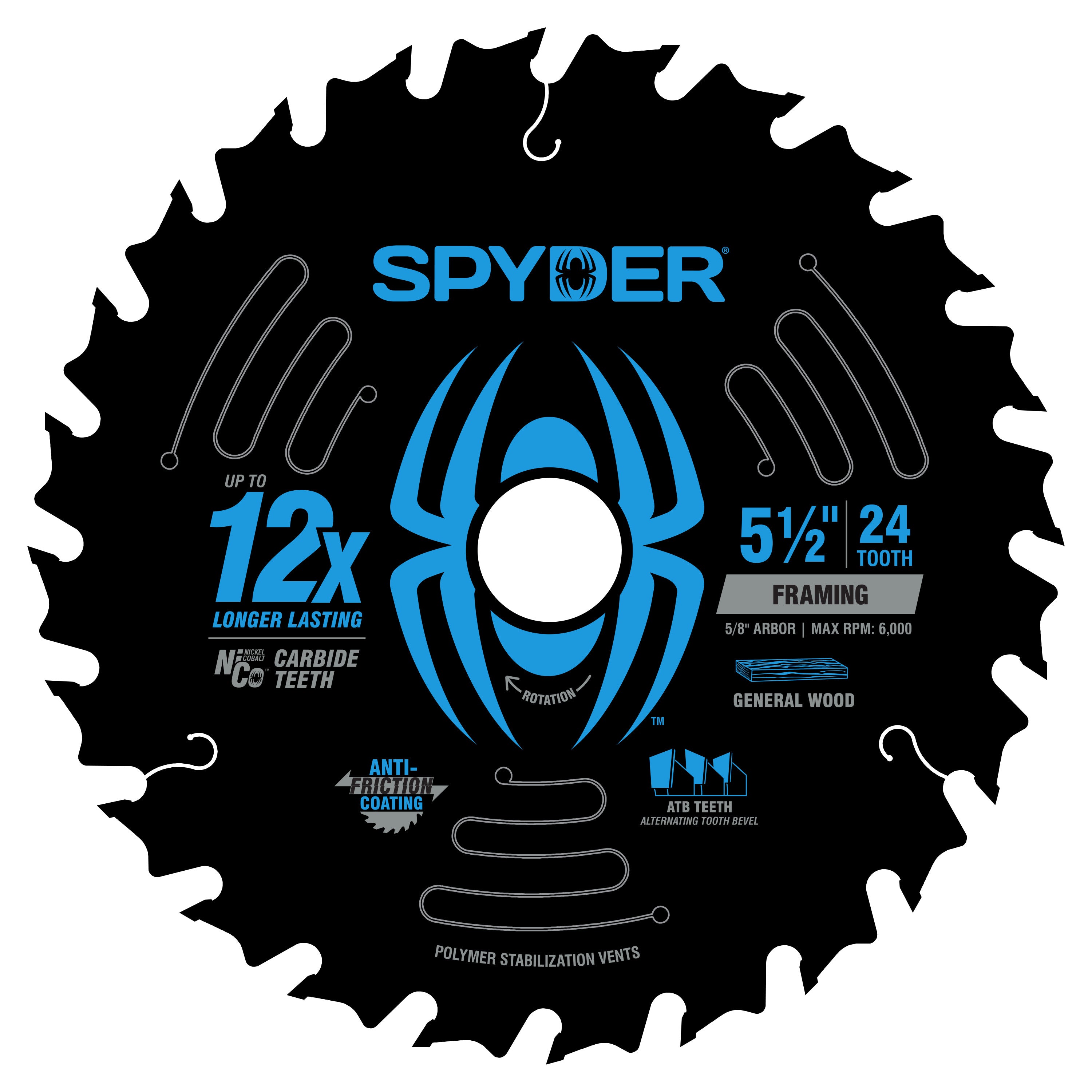 5-1/2" 24-Tooth Framing Saw Blade for Framing