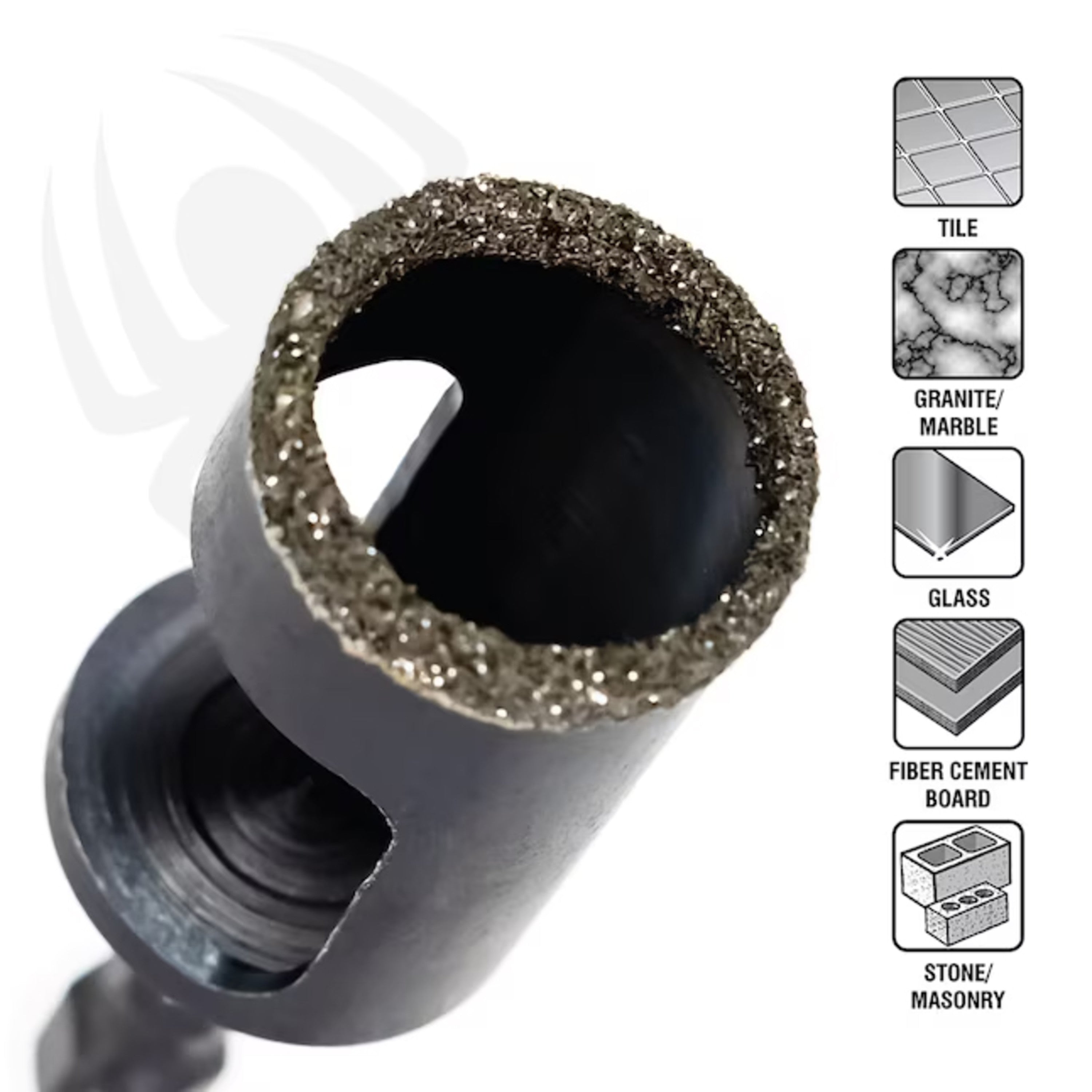 Broca de sierra de corona arborizada Diamond Edge de 3/16"