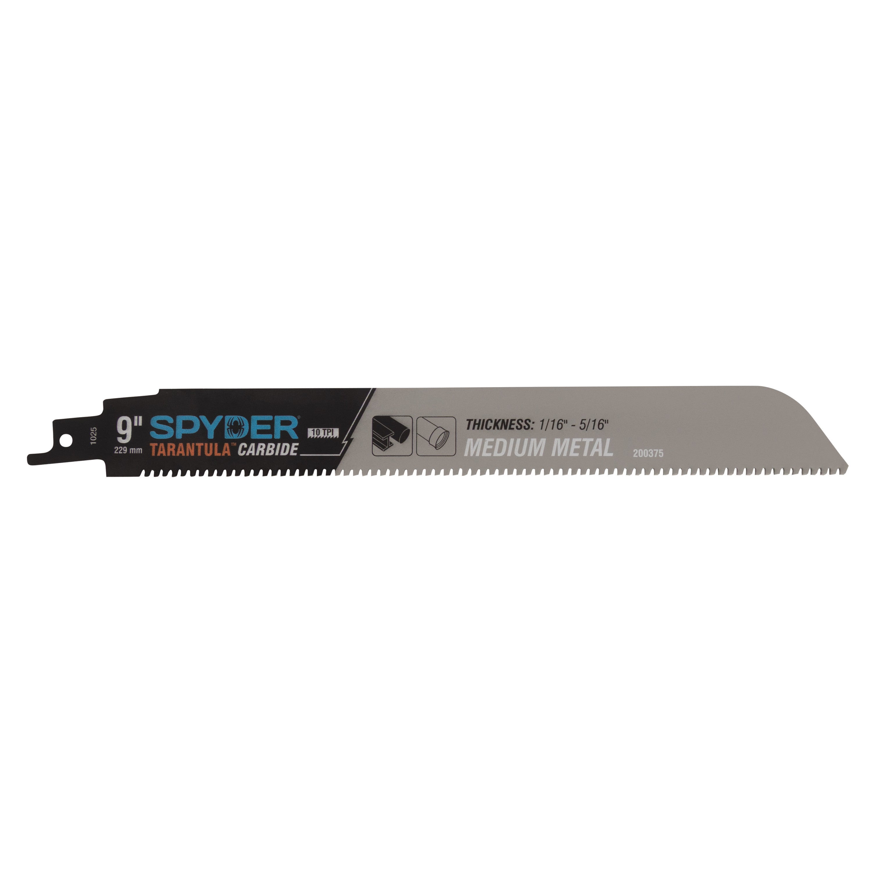 9" 10 TPI Carbide Teeth Reciprocating Saw Blade (3-Pack)