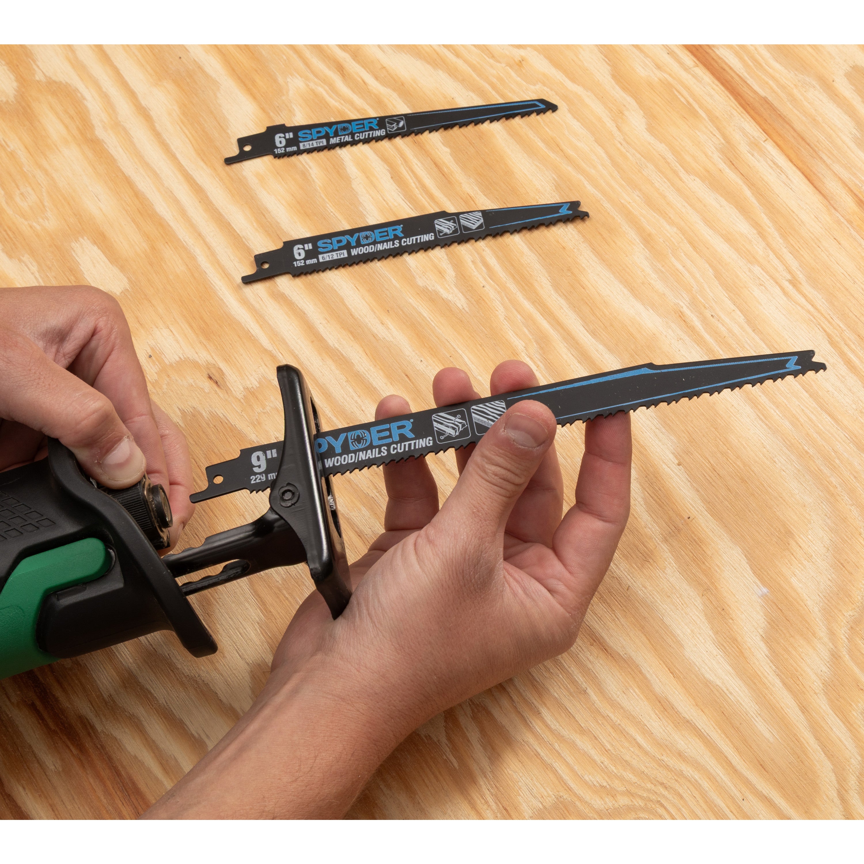 7-Piece 6 & 9" Bi-Metal Reciprocating Saw Blade Set (6-12, 8-14 TPI) Black Series™