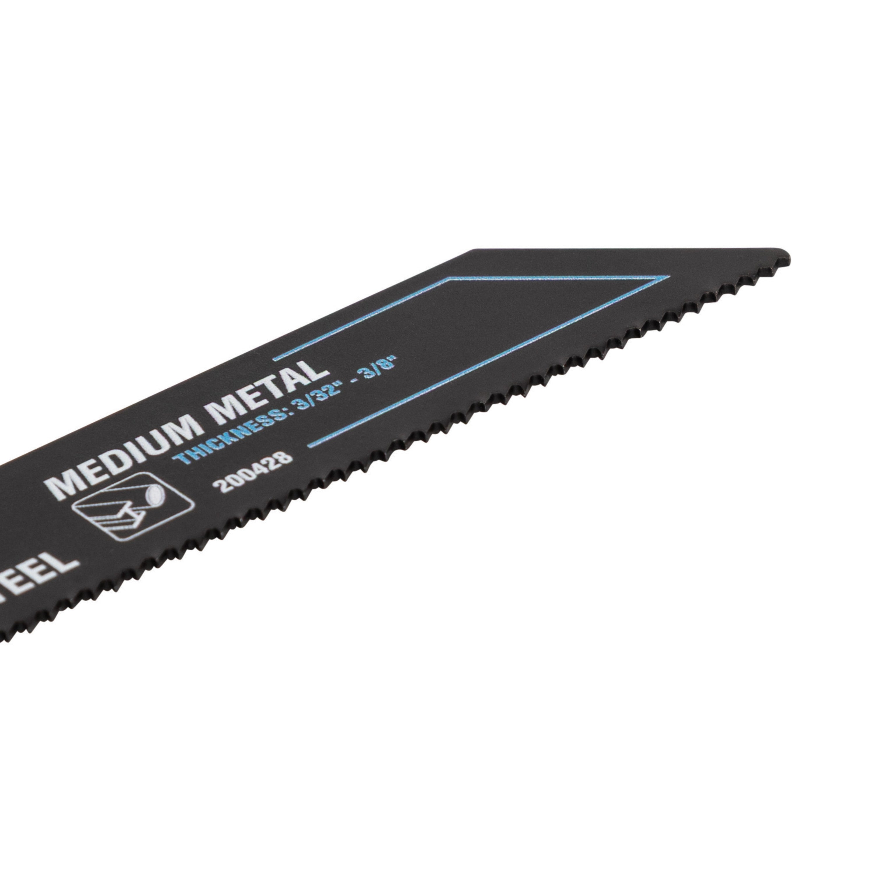 6" 14 TPI Bi-Metal Reciprocating Saw Blade Black Series™