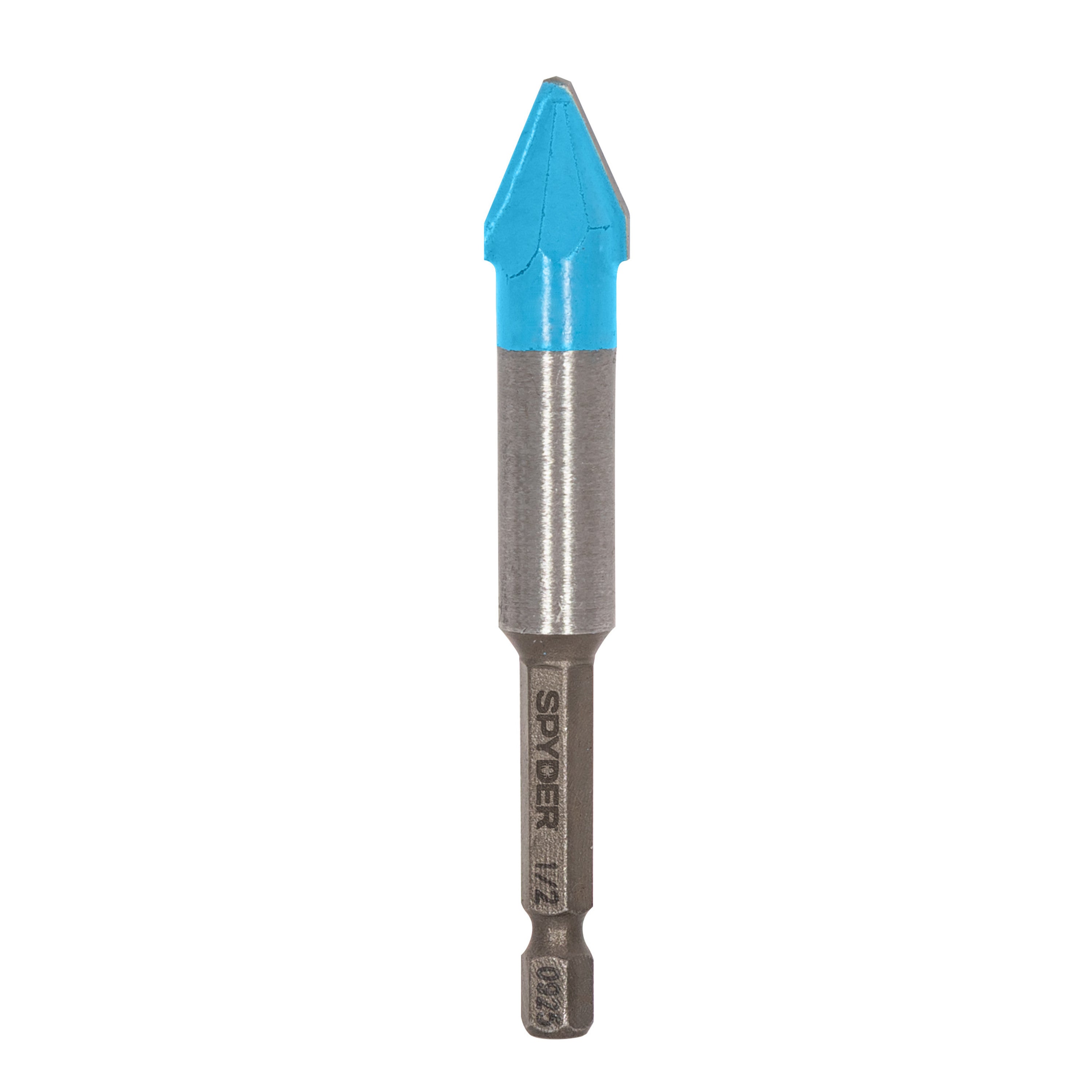 1/2" x 3.5" Quick-Release Hex Shank Carbide-Tipped Glass & Tile Drill Bit