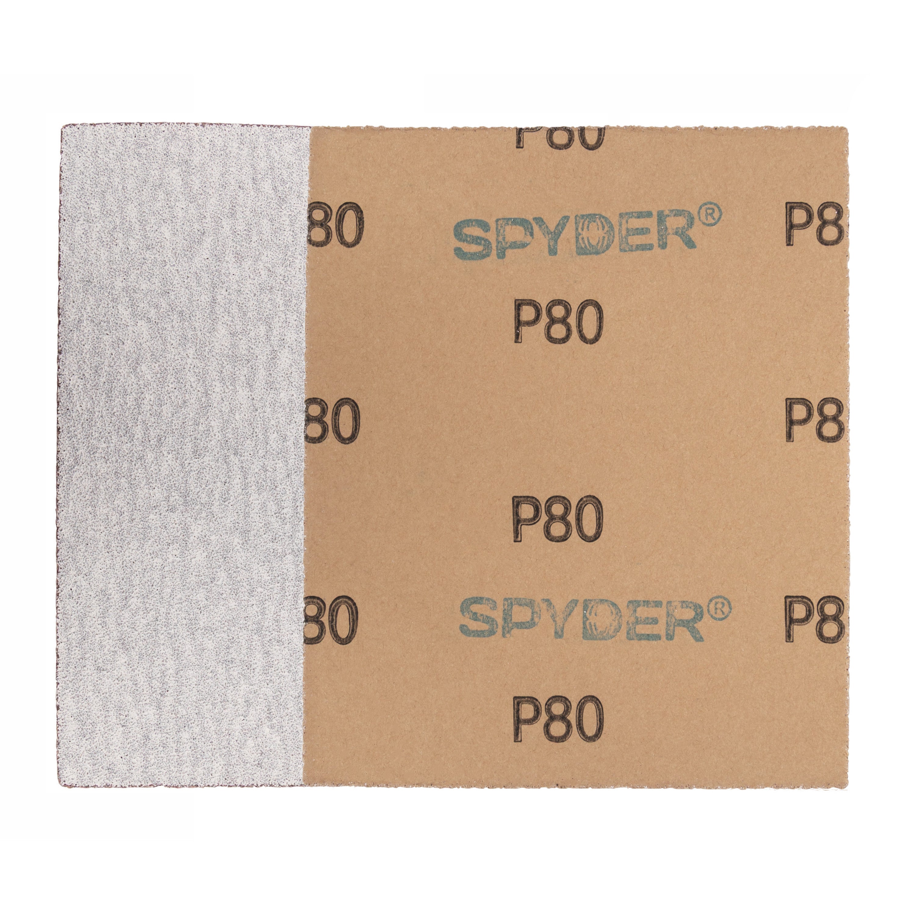 4.5" x 5.5" 80 Grit Aluminum Oxide with Stearate Sandpaper Sheets (8-Pack)
