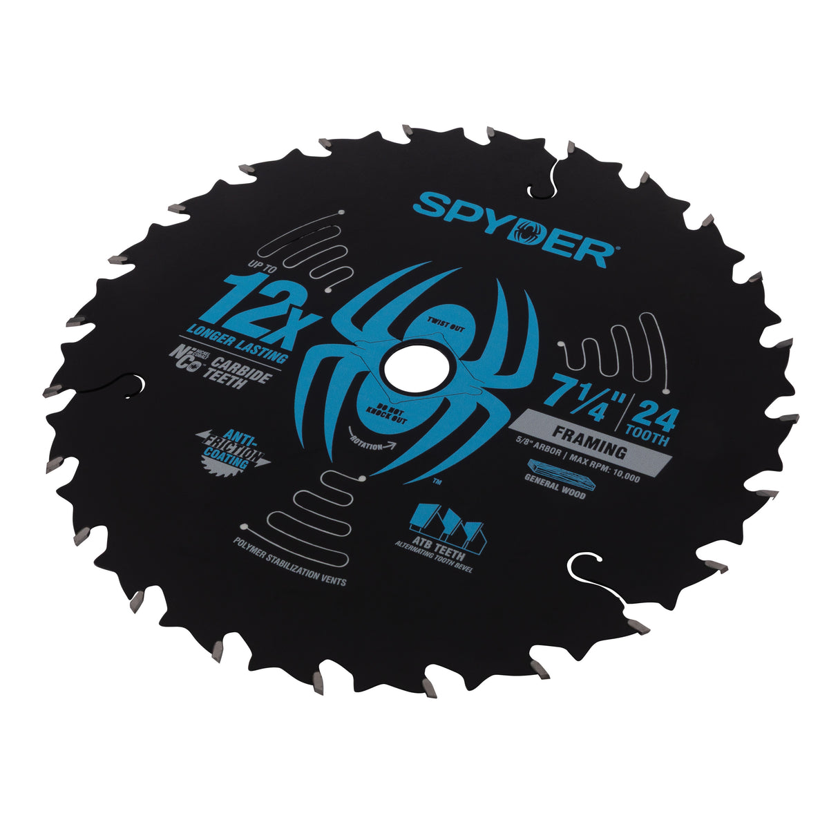 7-1/4" 24-Tooth Saw Blade for Framing