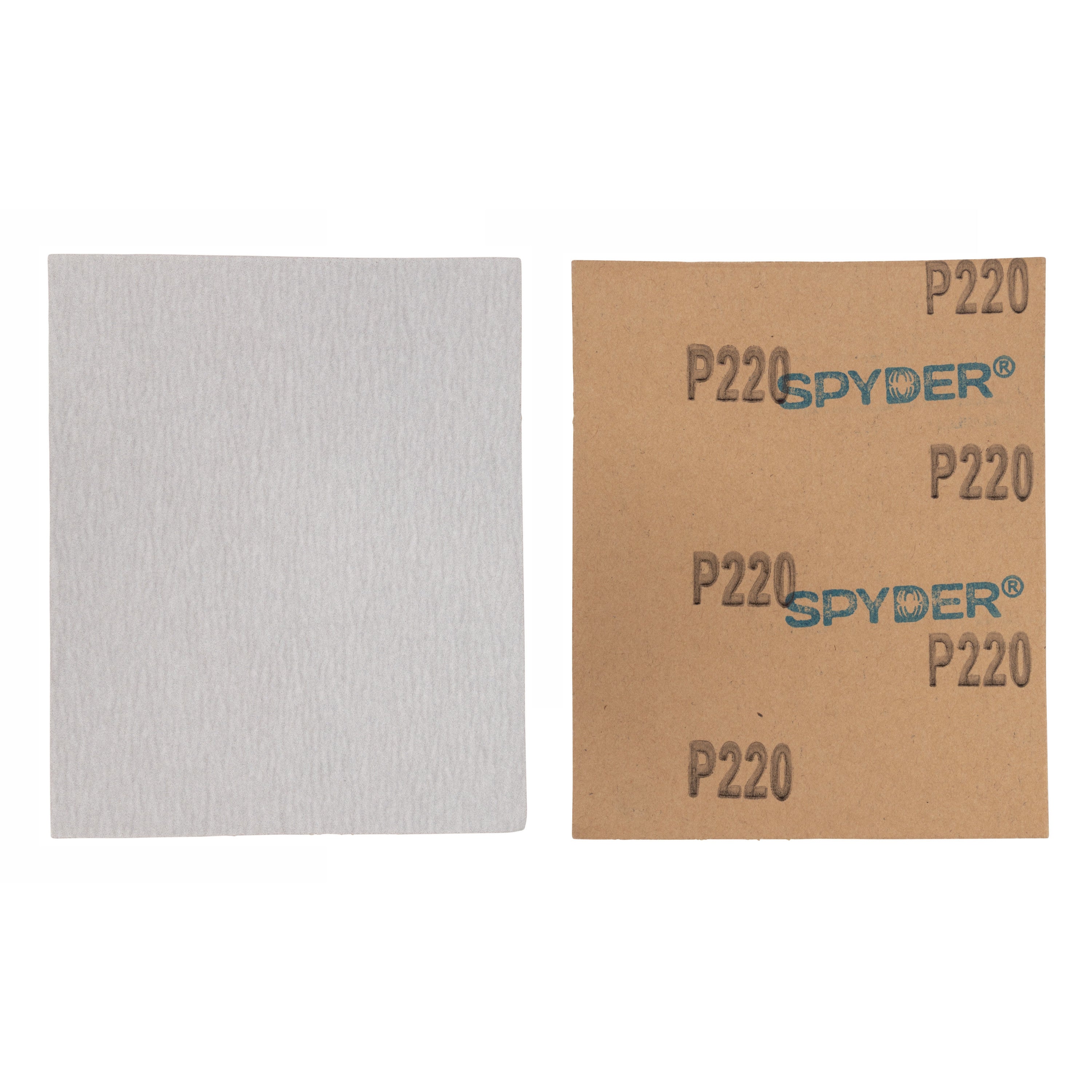 4.5" x 5.5" 220 Grit Aluminum Oxide with Stearate Sandpaper Sheets (8-Pack)