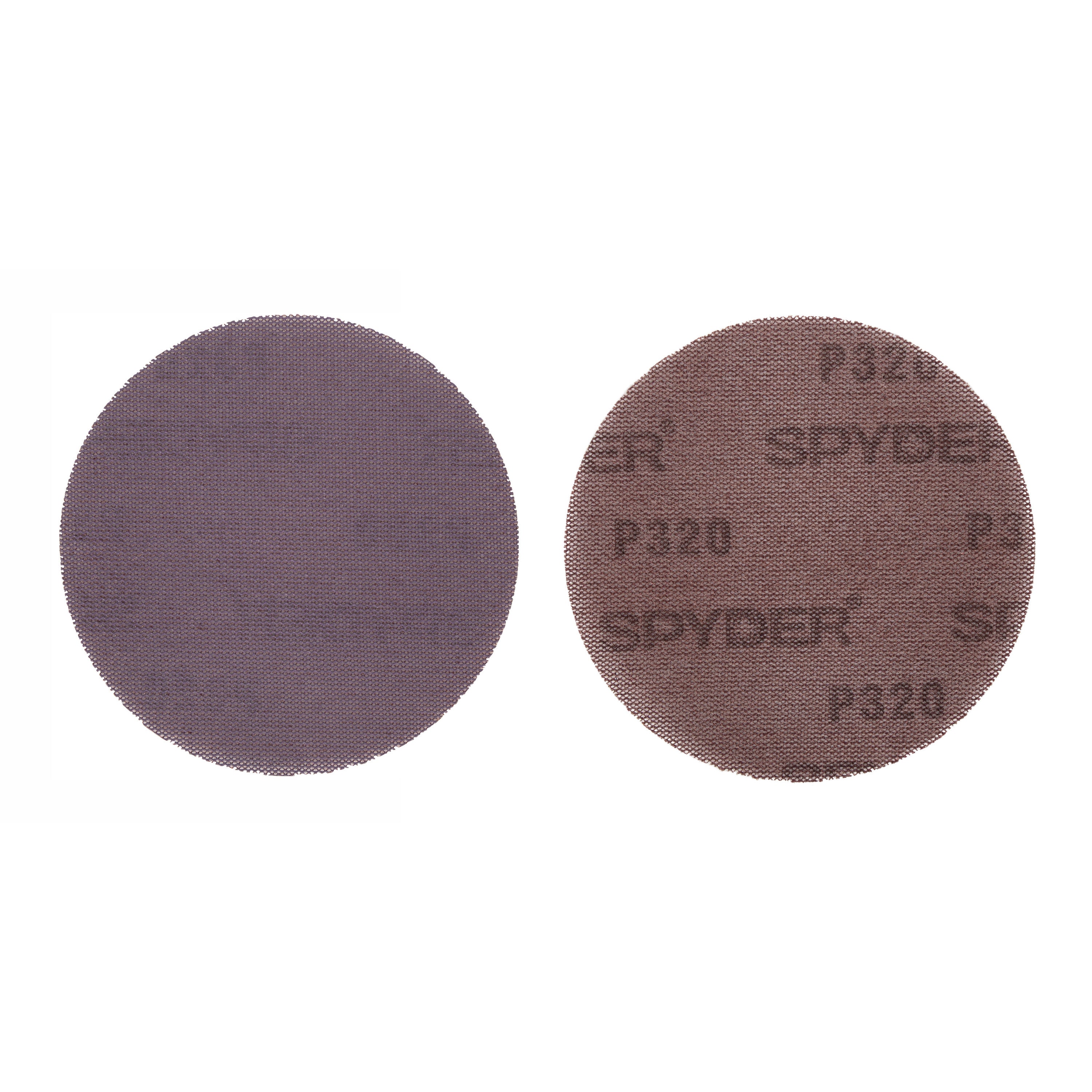 5" 320 Grit Ceramic Net Hook & Loop Sanding Discs (50-Pack) Bite