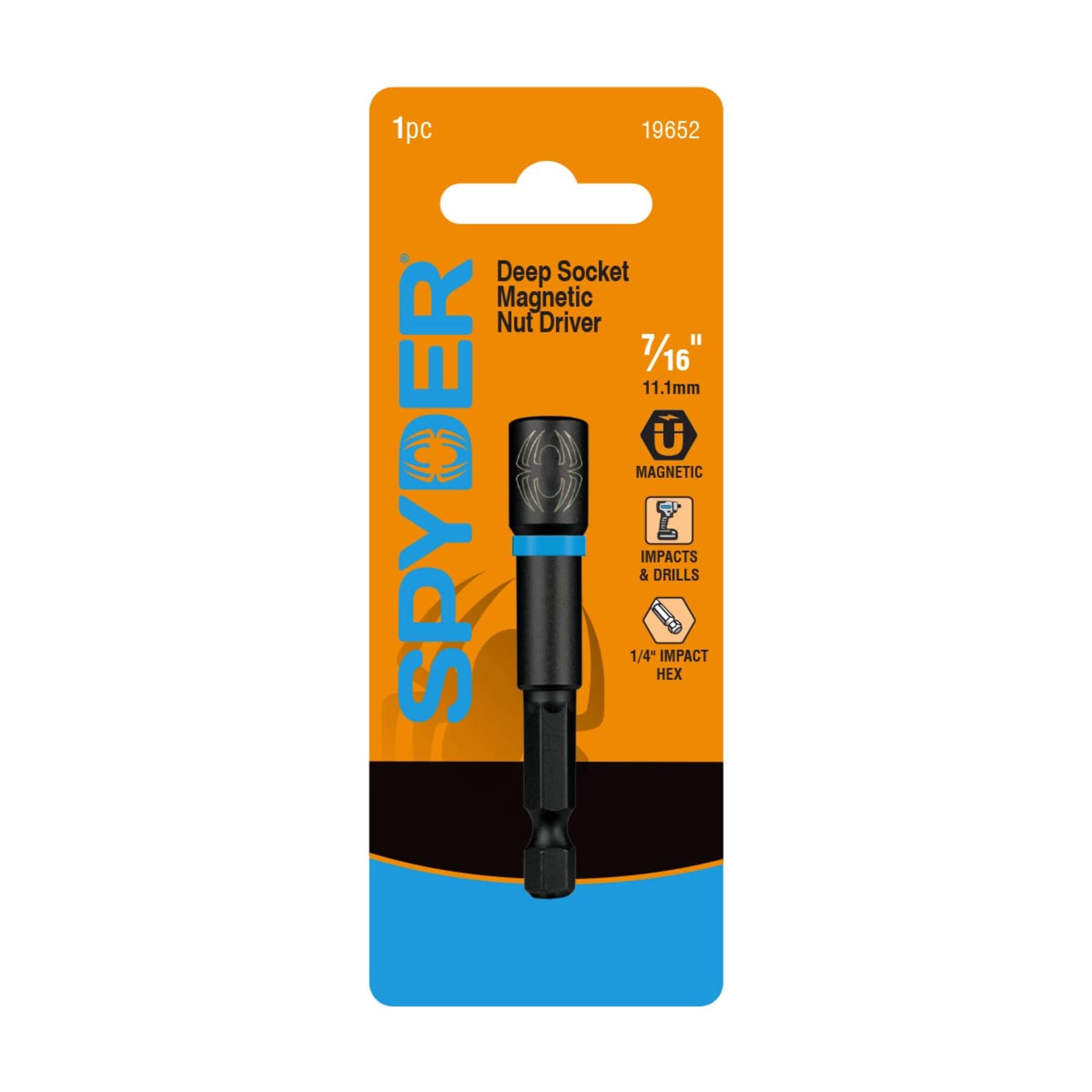 7/16" Drive Deep Impact Magnetic Nut Driver