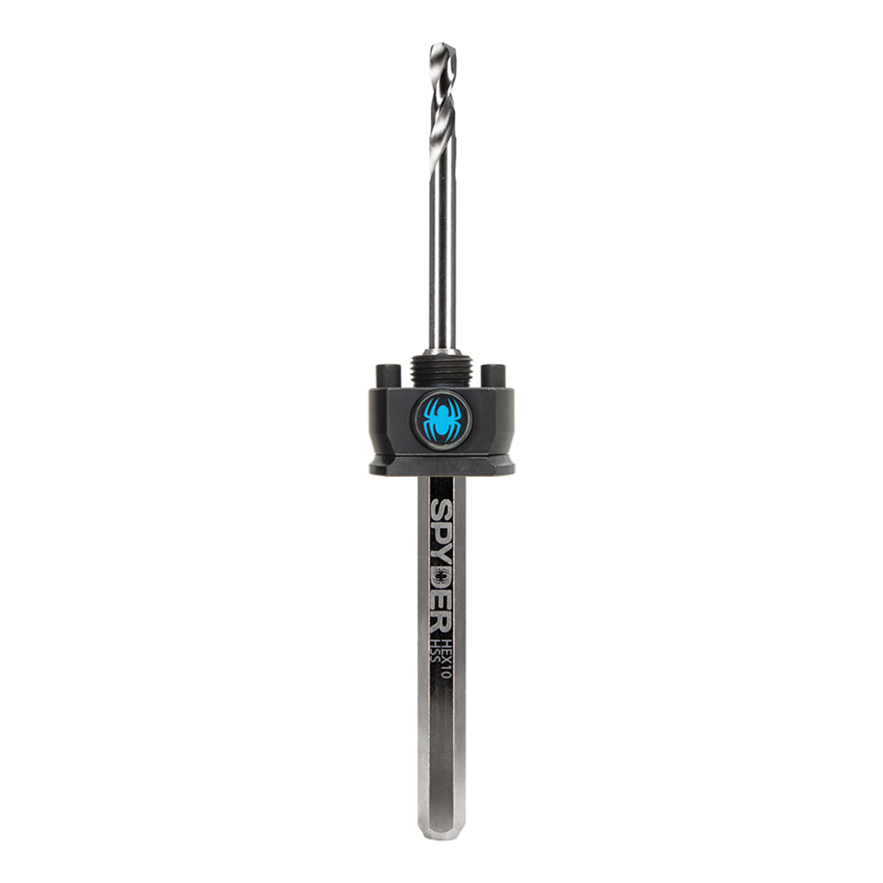 Hex10 1/2" HSS Quick Change Hole Saw Arbor Assembly Rapid Core Eject™